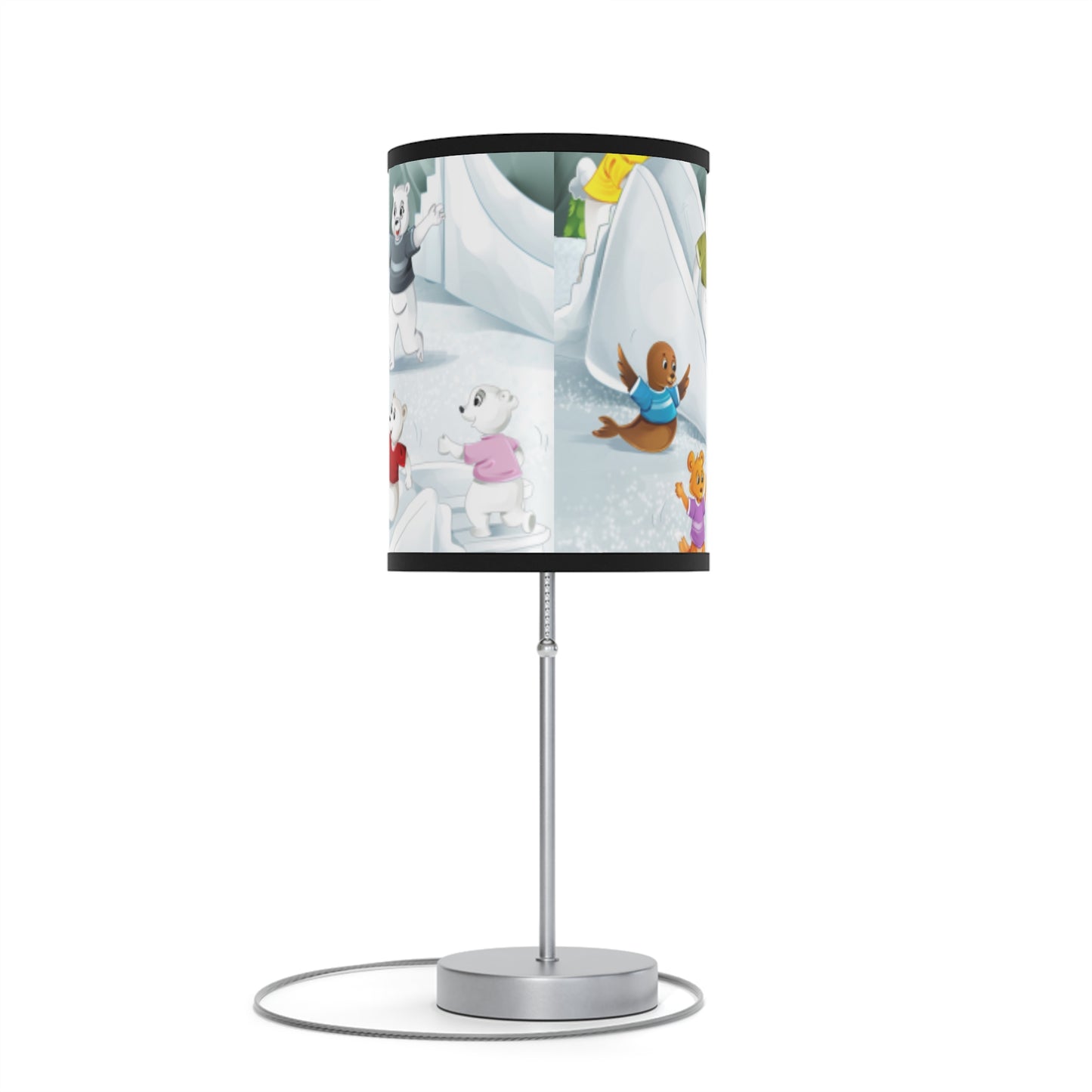 Poro the Polar Bear Lamp on a Stand