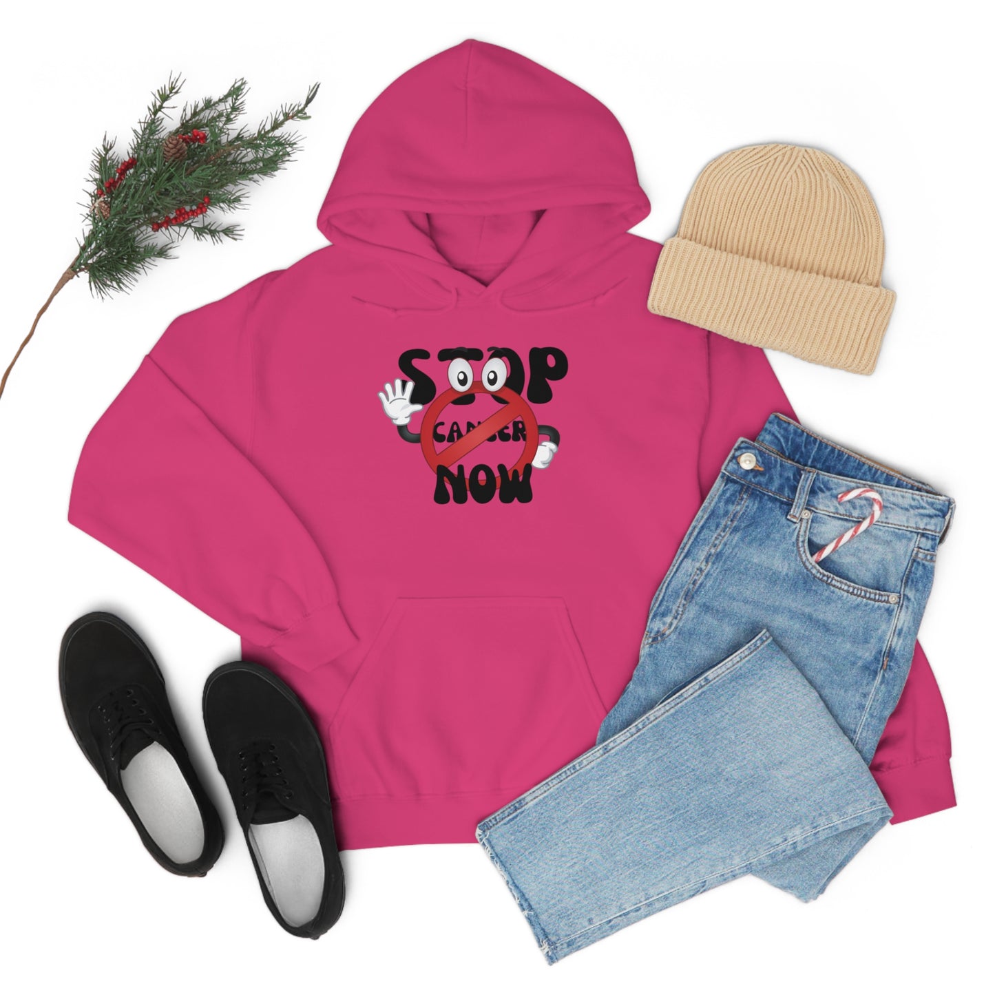 Cancer Awareness Unisex Heavy Blend™ Hooded Sweatshirt