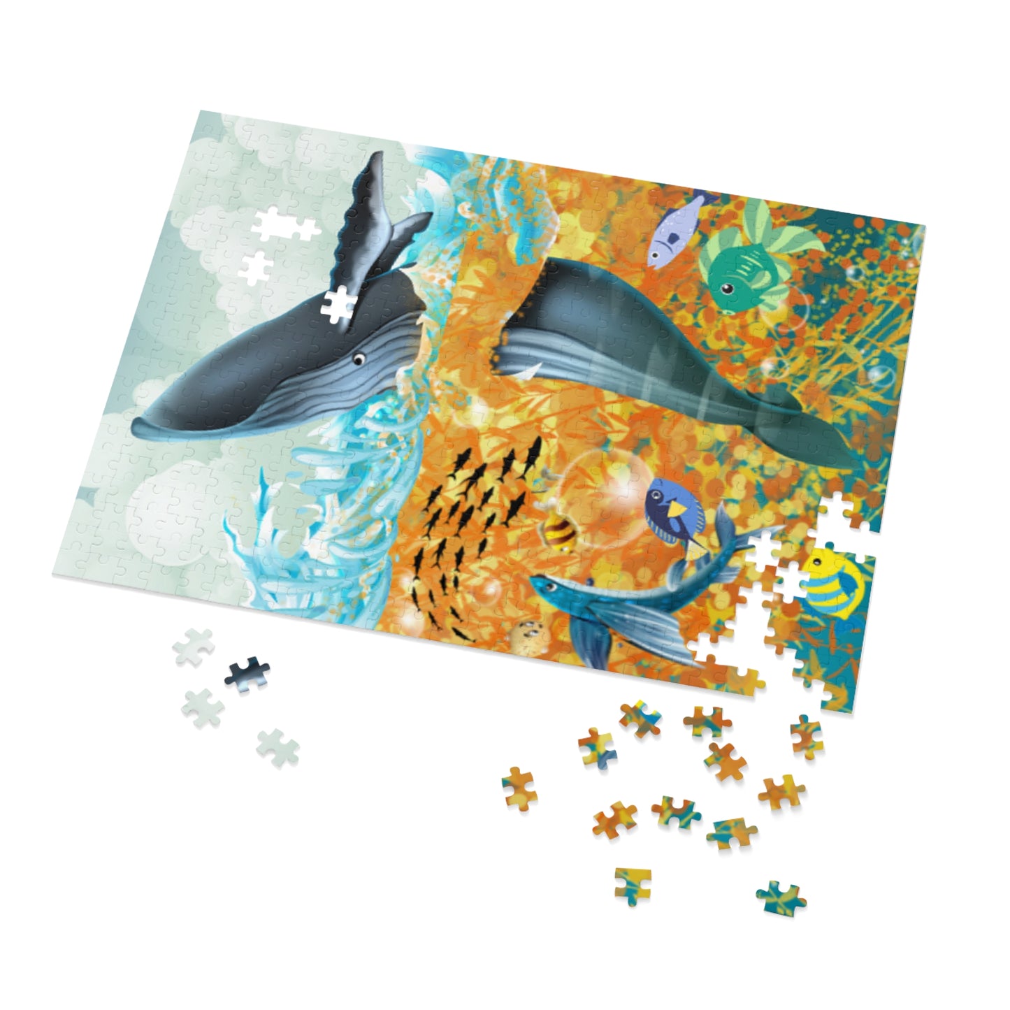 Finley the Flying Fish Jigsaw Puzzle (30, 110, 252, 500,1000-Piece)