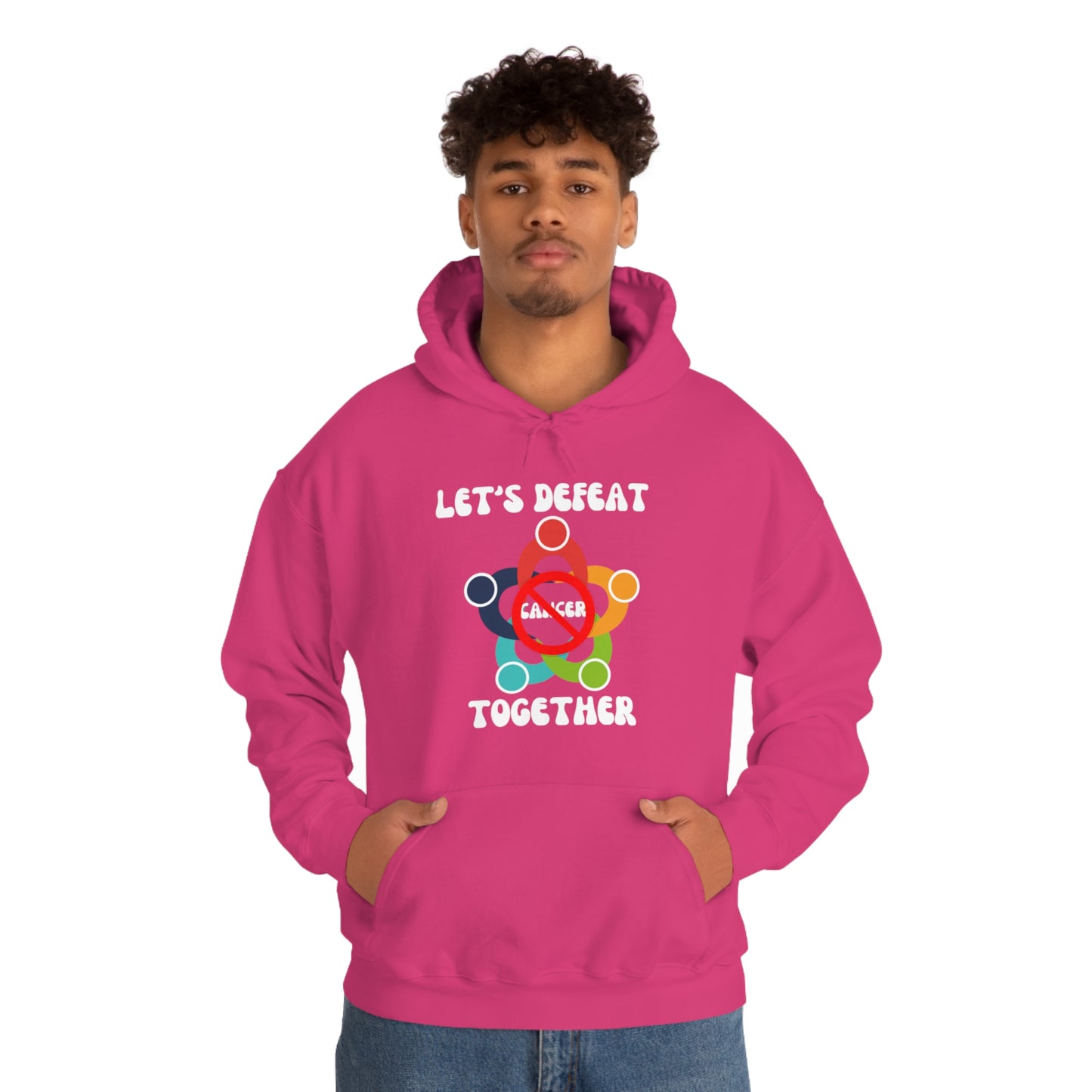 Cancer Awareness Unisex Heavy Blend™ Hooded Sweatshirt