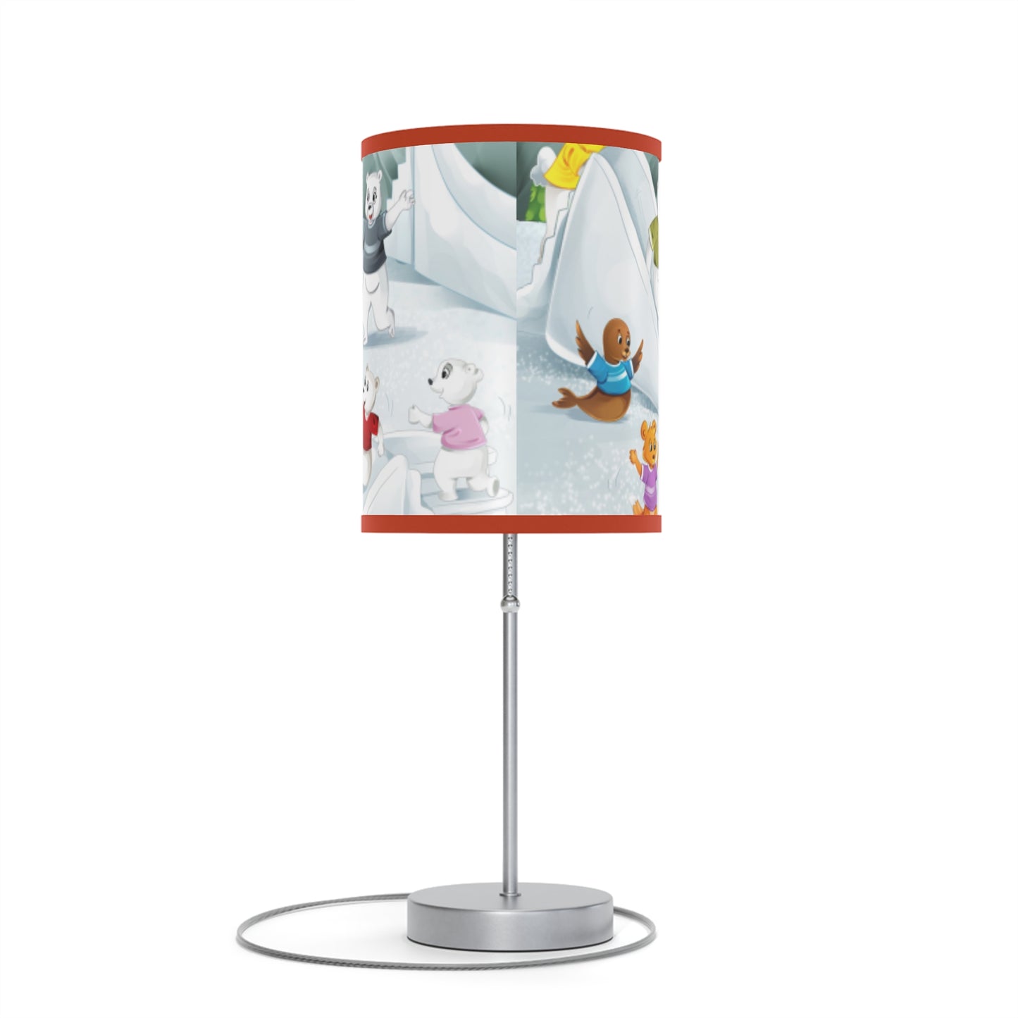 Poro the Polar Bear Lamp on a Stand