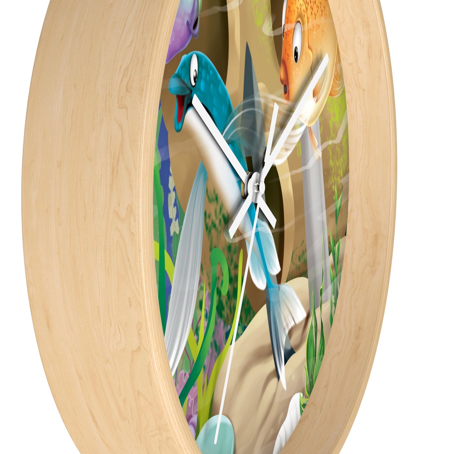 Finley The Flying Fish Wall Clock