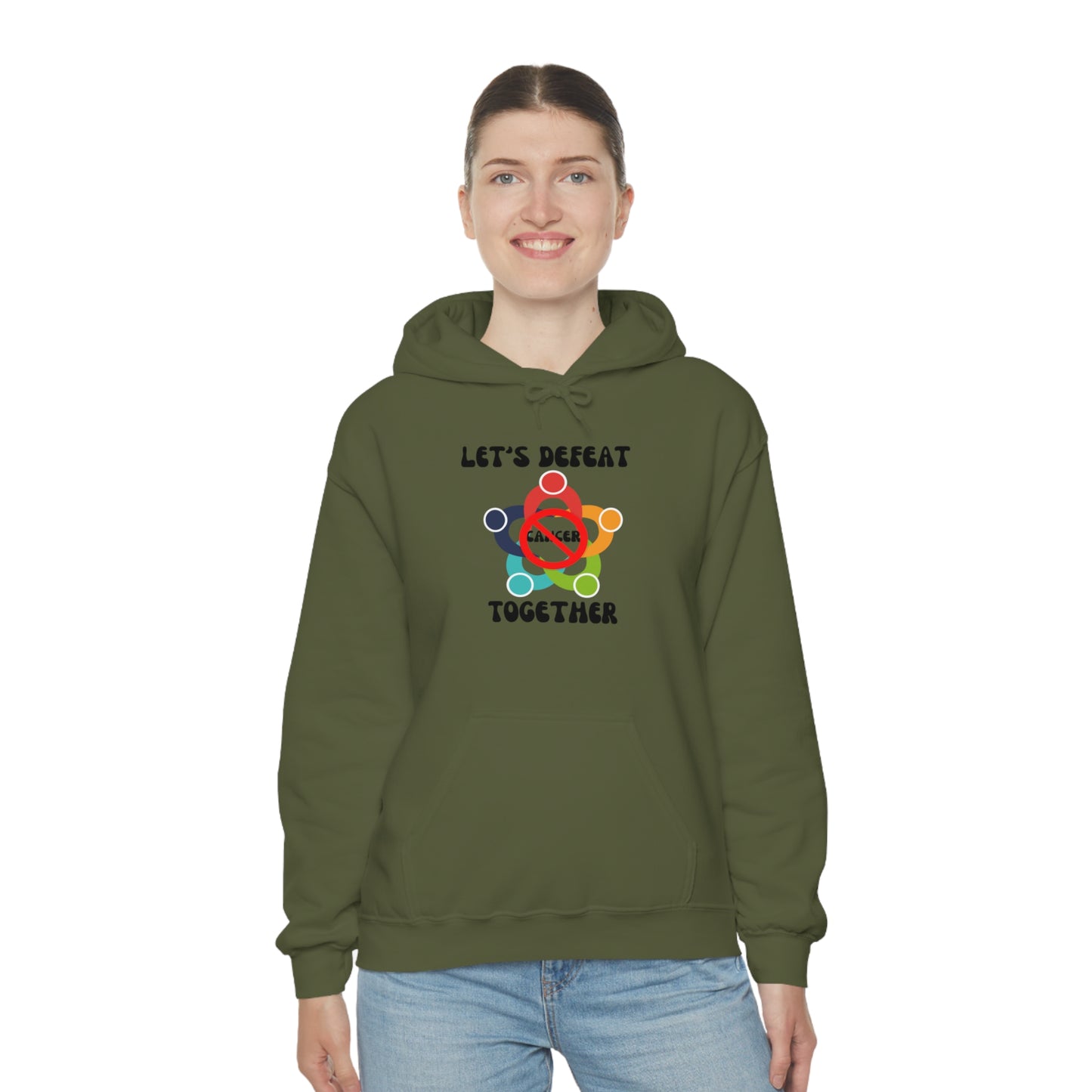 Cancer Awareness Unisex Heavy Blend™ Hooded Sweatshirt