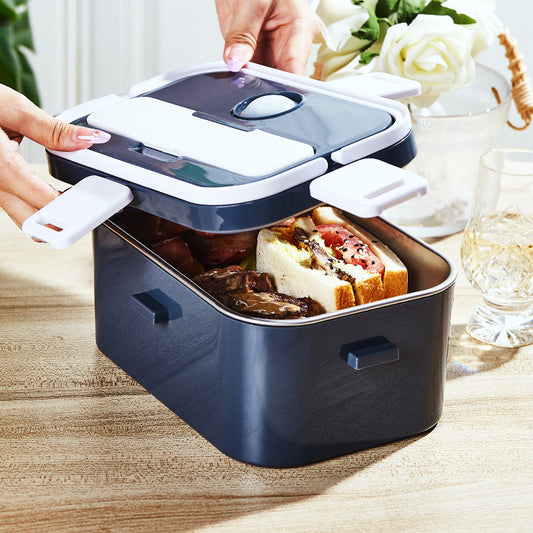 Car And Home Dual Purpose Electric Lunch Box Plugged