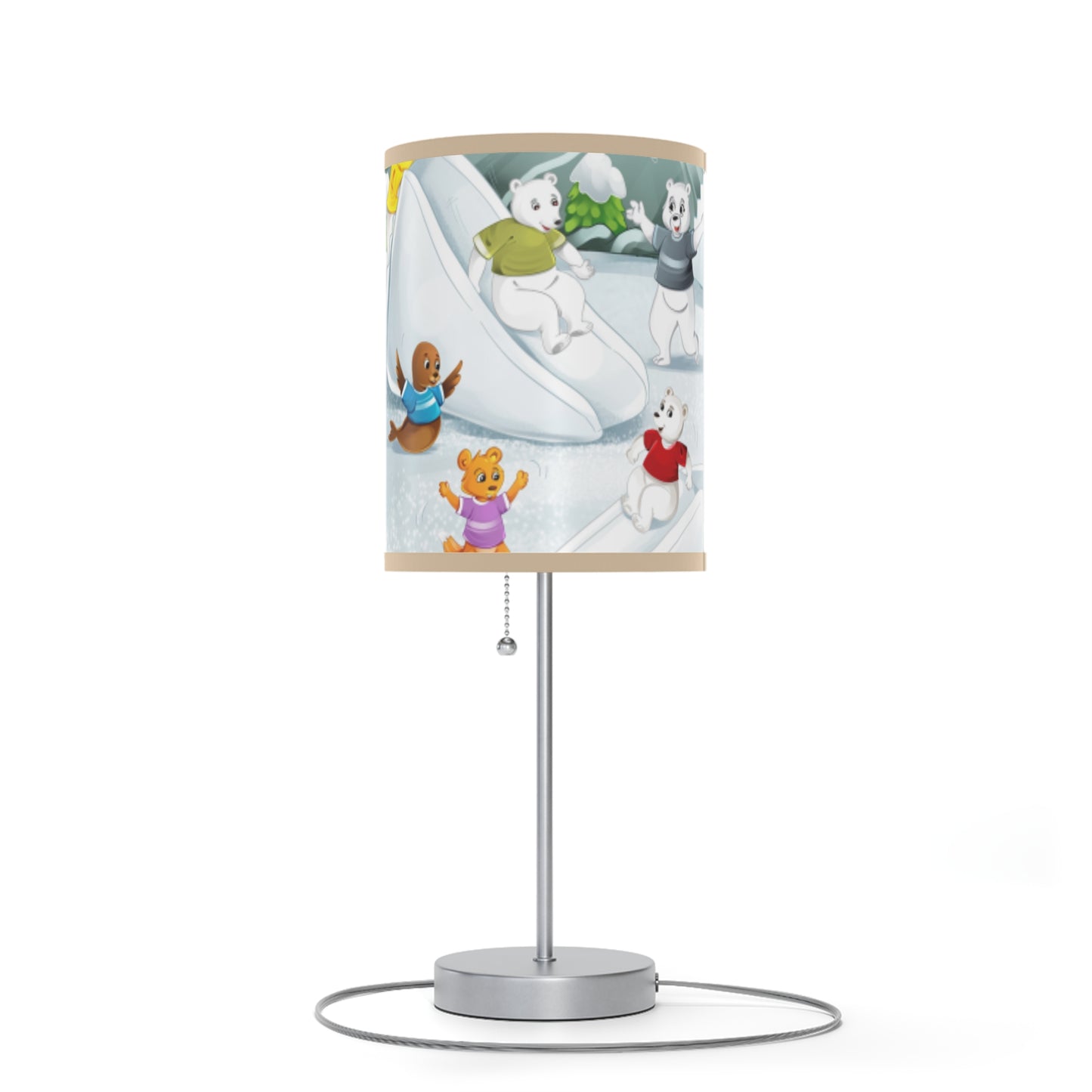 Poro the Polar Bear Lamp on a Stand