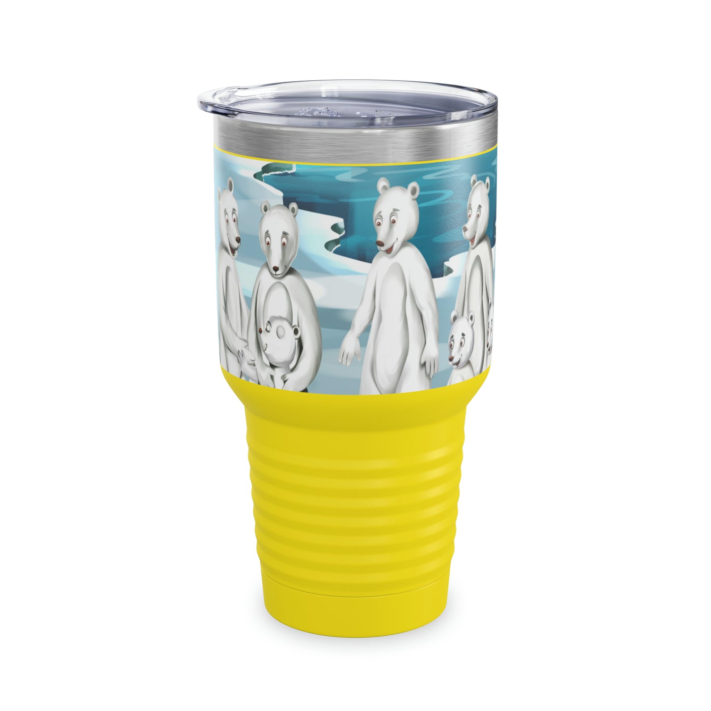 Poro The Polar Bear Ringneck Tumbler, 30oz