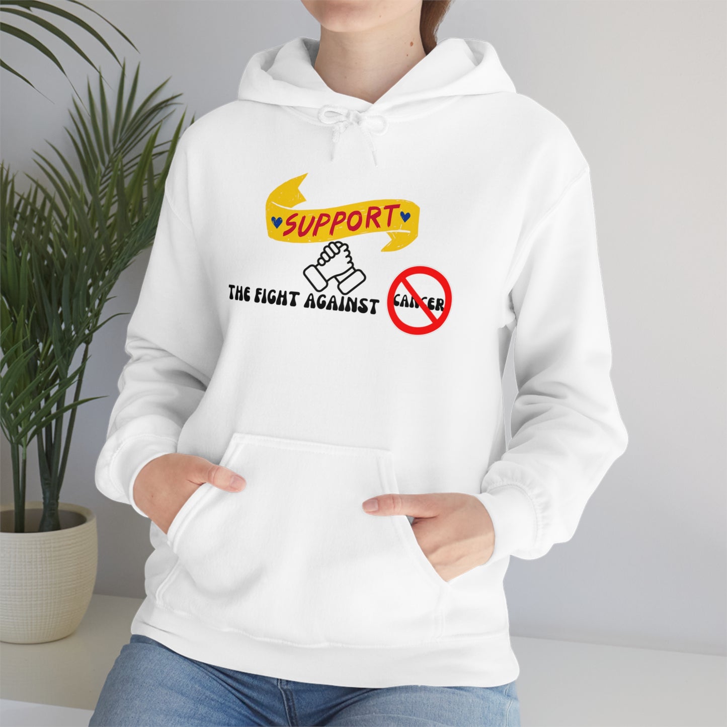 Cancer Awareness Unisex Heavy Blend™ Hooded Sweatshirt