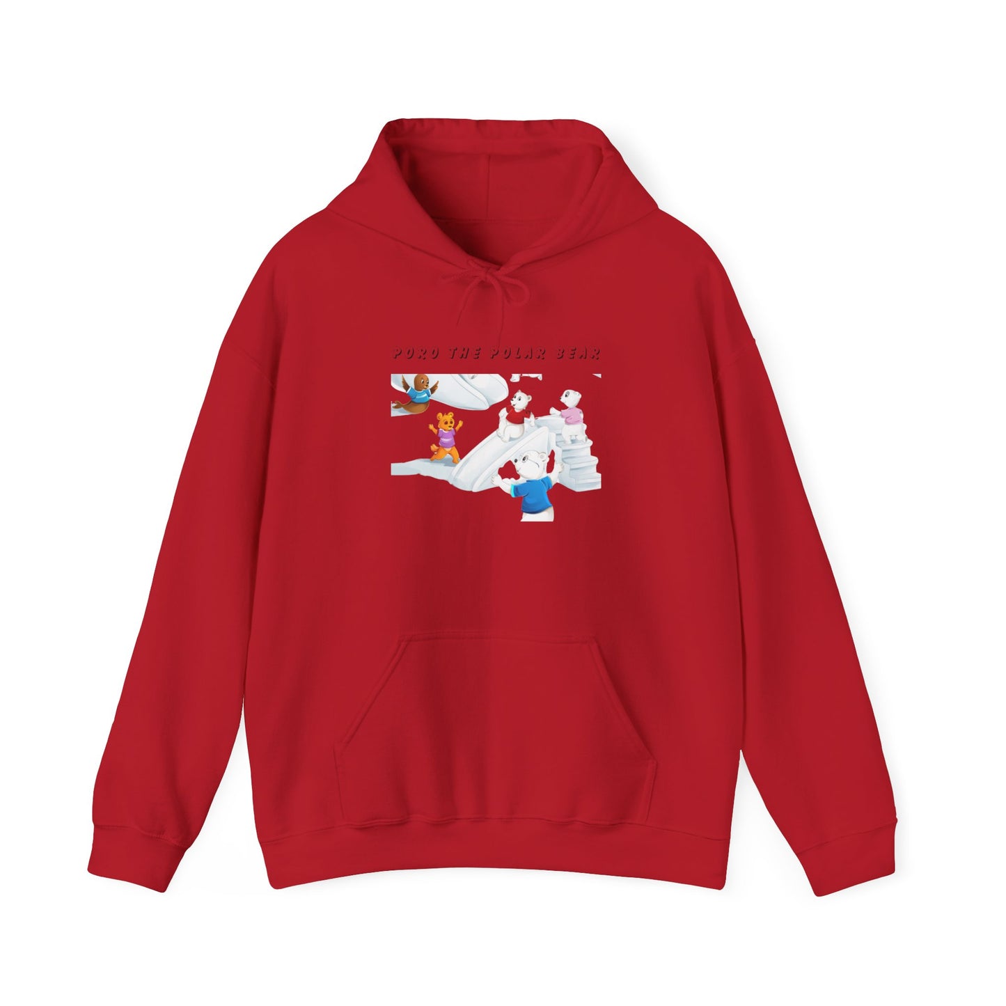 Poro the Polar Bear Unisex Heavy Blend™ Hooded Sweatshirt