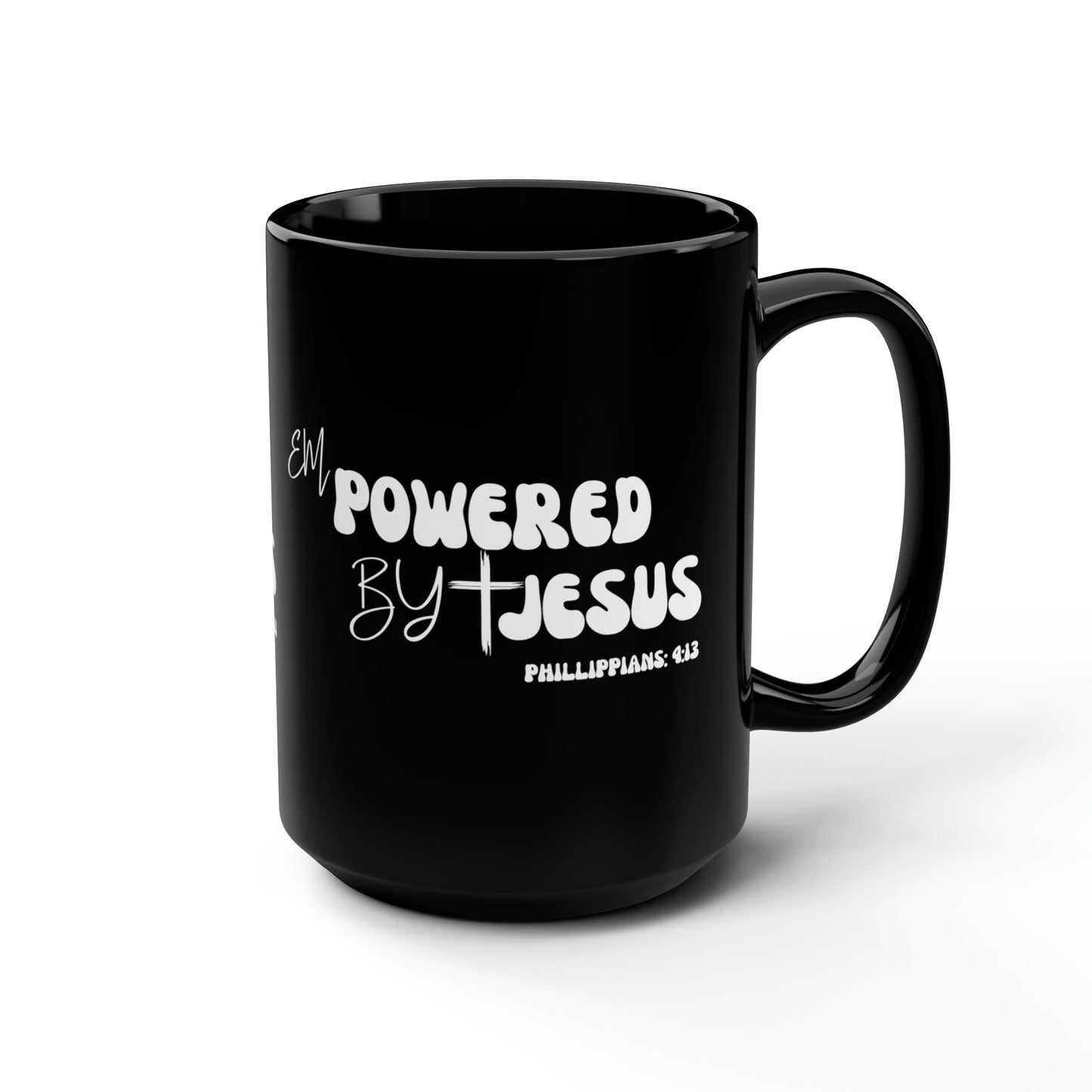 Christian Wear Black Mug, 15oz