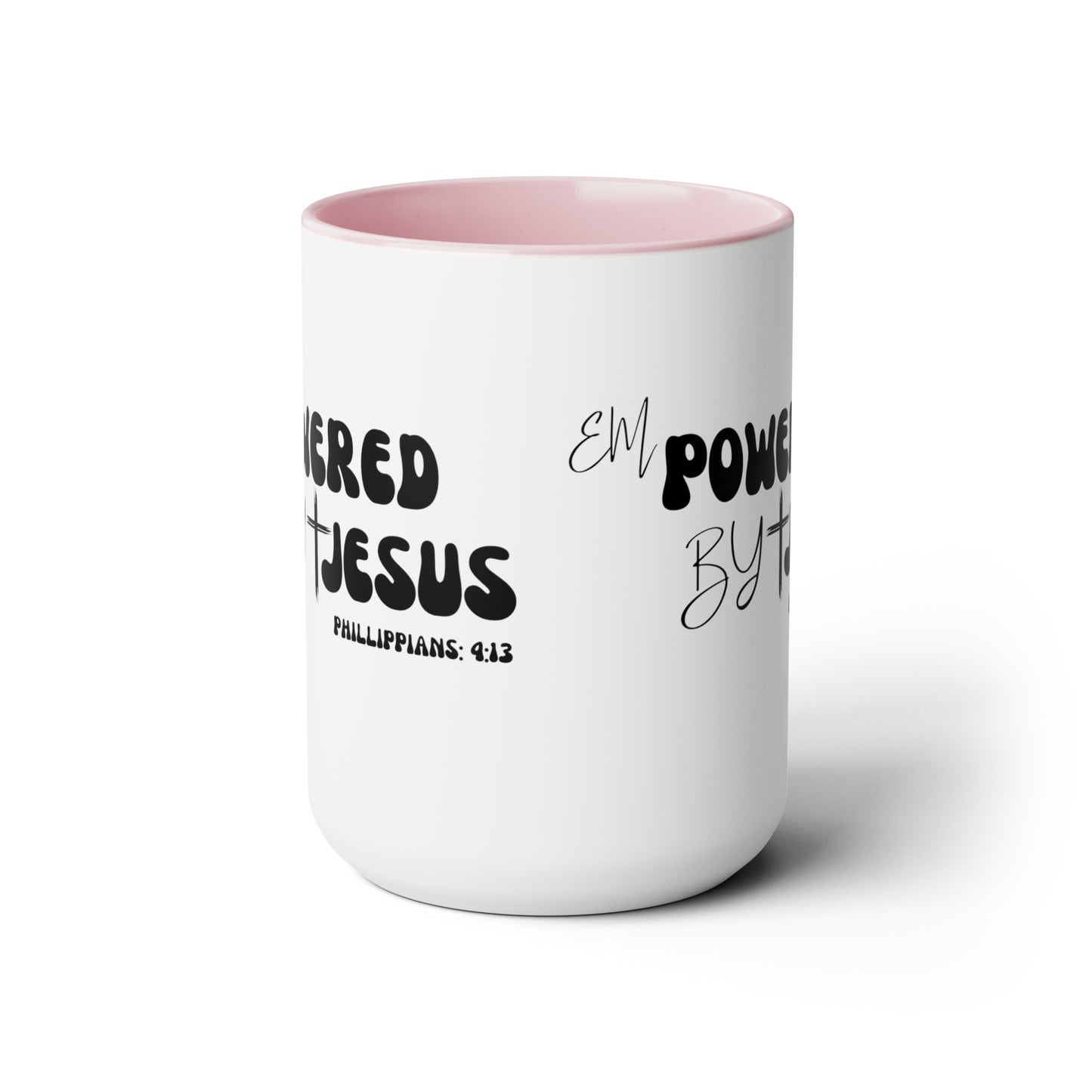 Christian Wear Two-Tone Coffee Mugs, 15oz