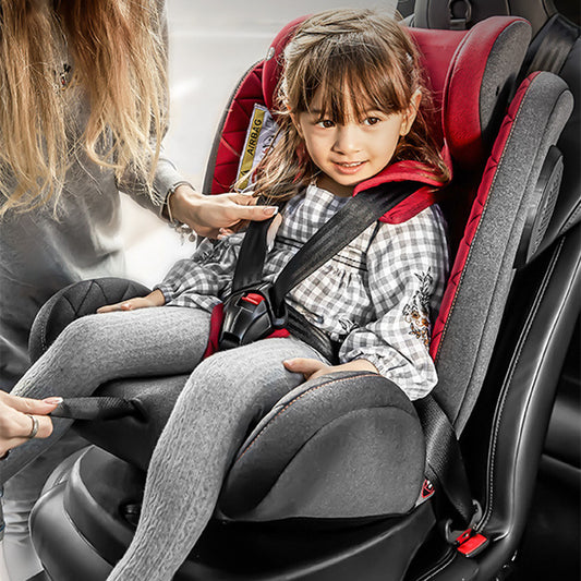 Portable Car With Child Safety Seat Rotating