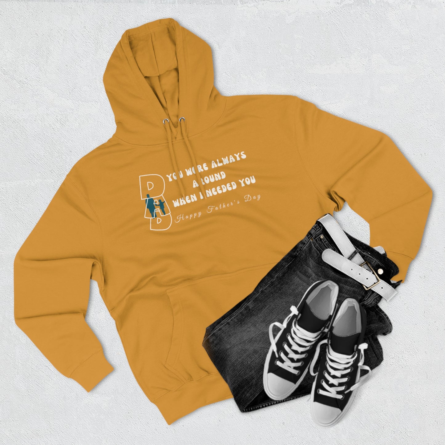 Exotic Print Father's Day Unisex Premium Pullover Hoodie