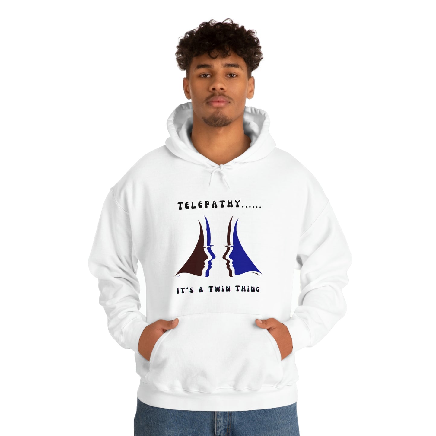 Twin, Unisex Heavy Blend™ Hooded Sweatshirt