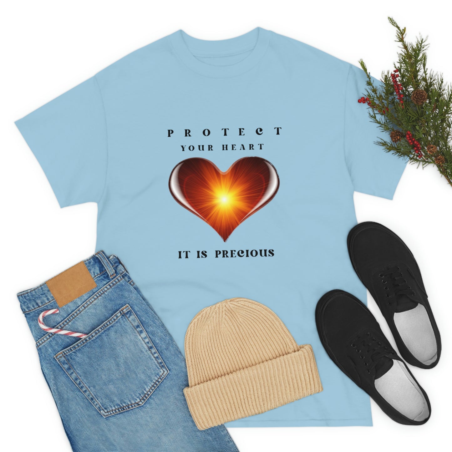 Protect Your Heart Unisex Heavy Cotton Tee