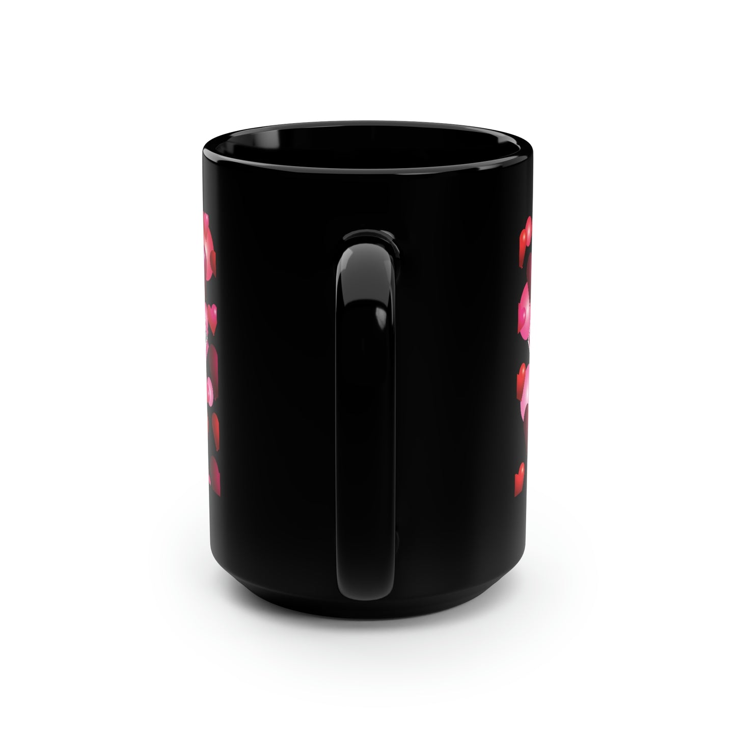 My Heart Belongs To You Black Mug, 15oz