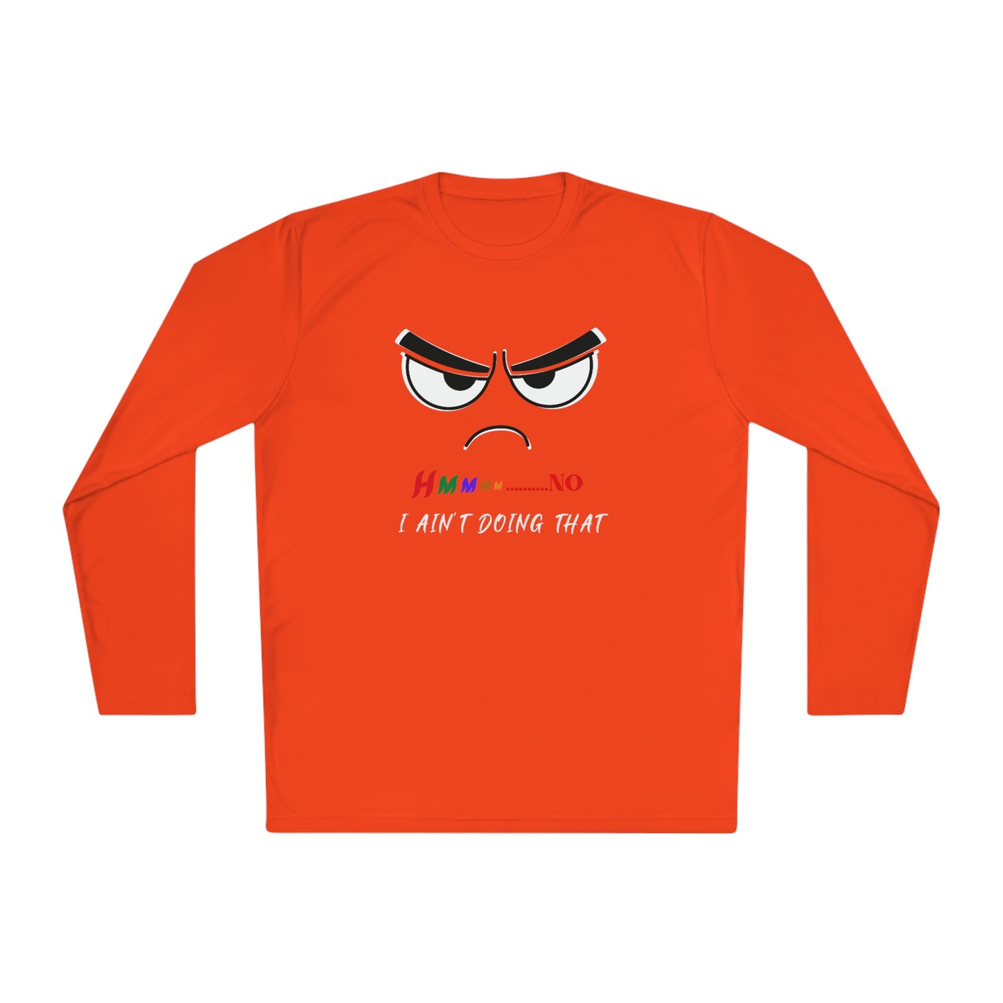 Hmmm, Unisex Lightweight Long Sleeve Tee