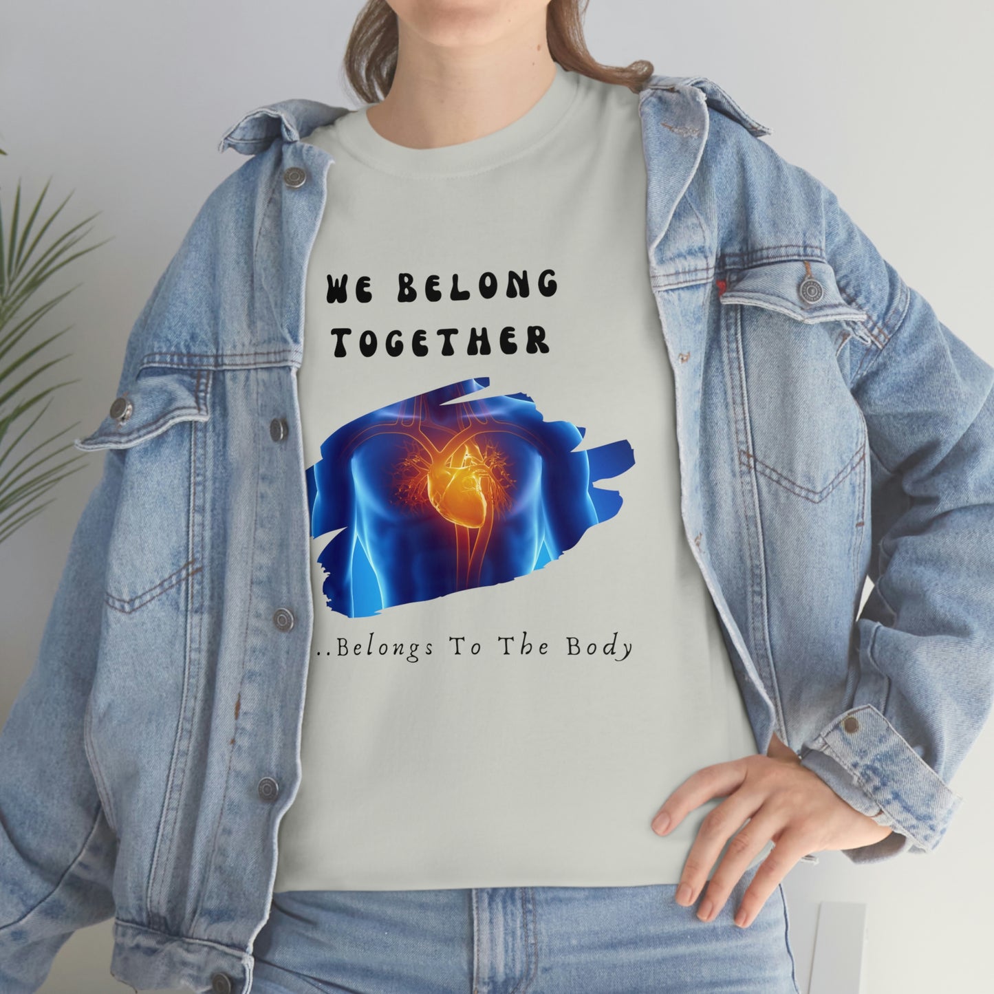 Stronger Together, Love, Unisex Heavy Cotton Tee