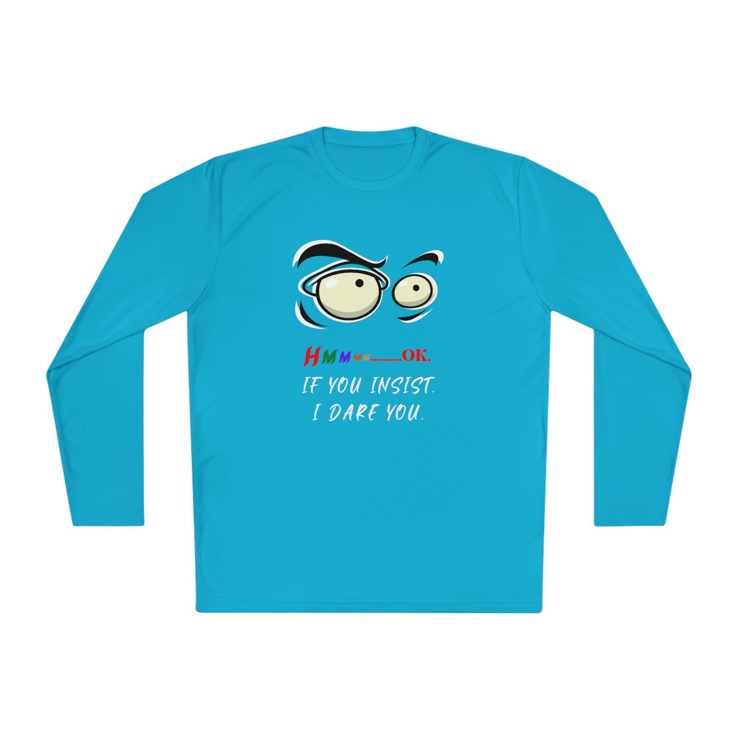 Hmmm, Unisex Lightweight Long Sleeve Tee