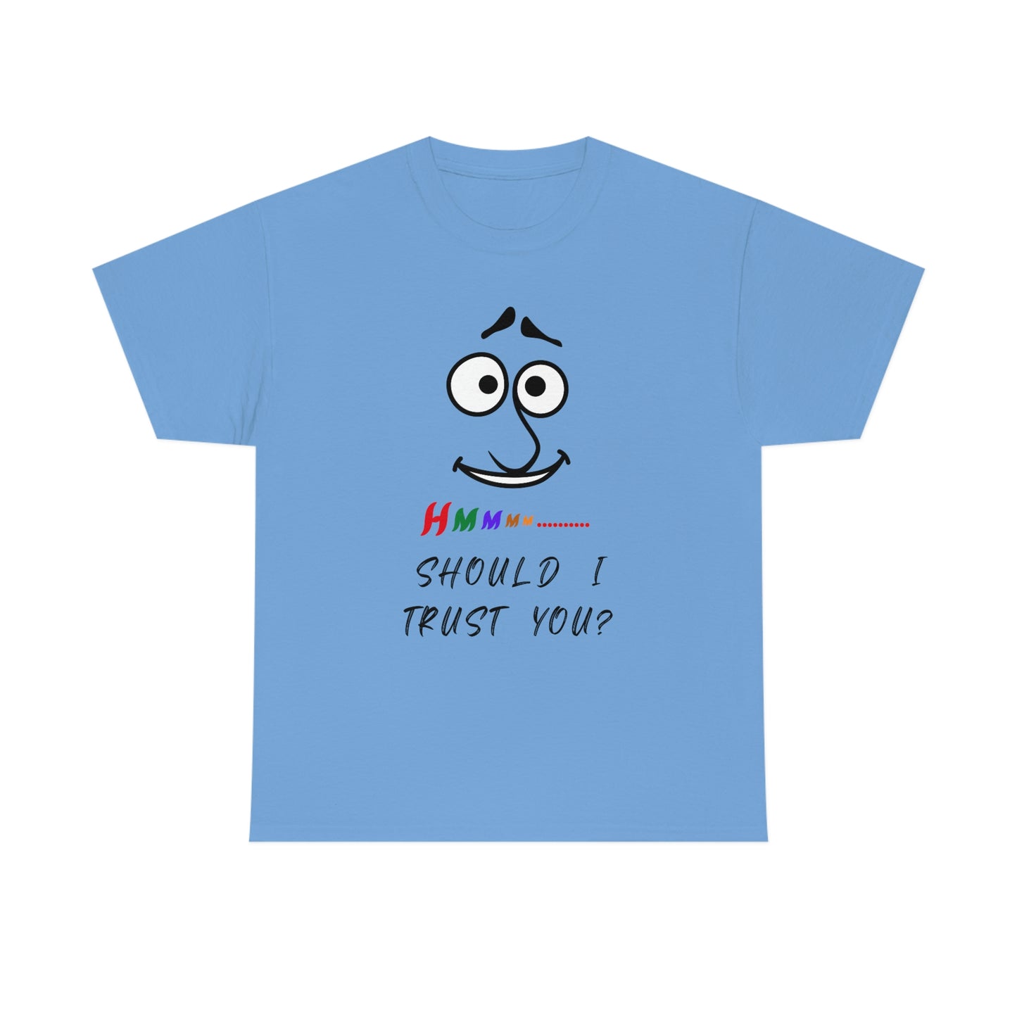 Hmmm, Funny, Unisex Heavy Cotton Tee