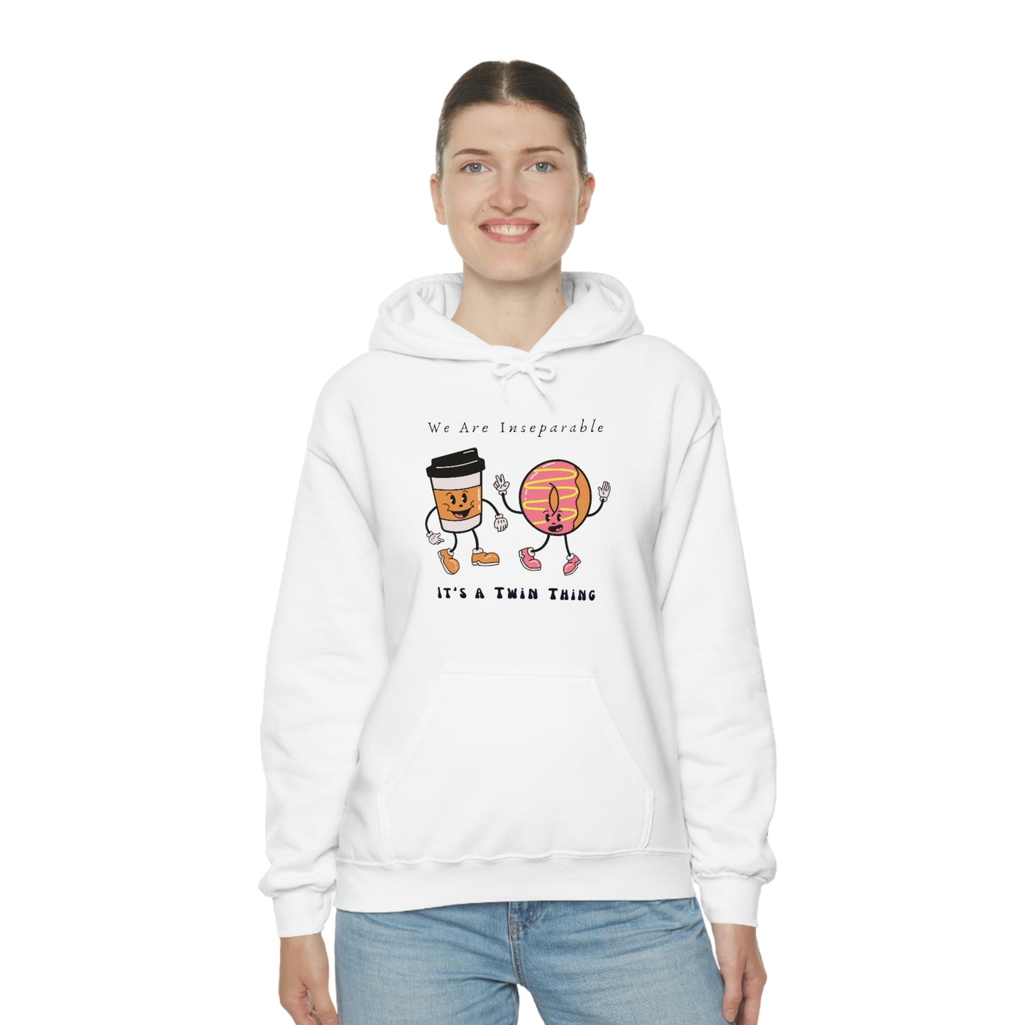 Twin, Unisex Heavy Blend™ Hooded Sweatshirt