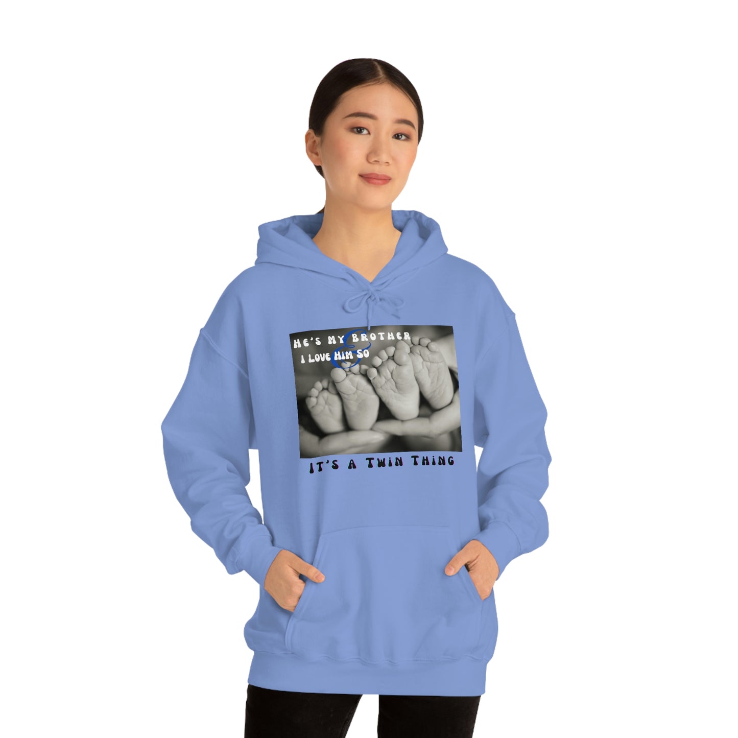 Twin, Unisex Heavy Blend™ Hooded Sweatshirt