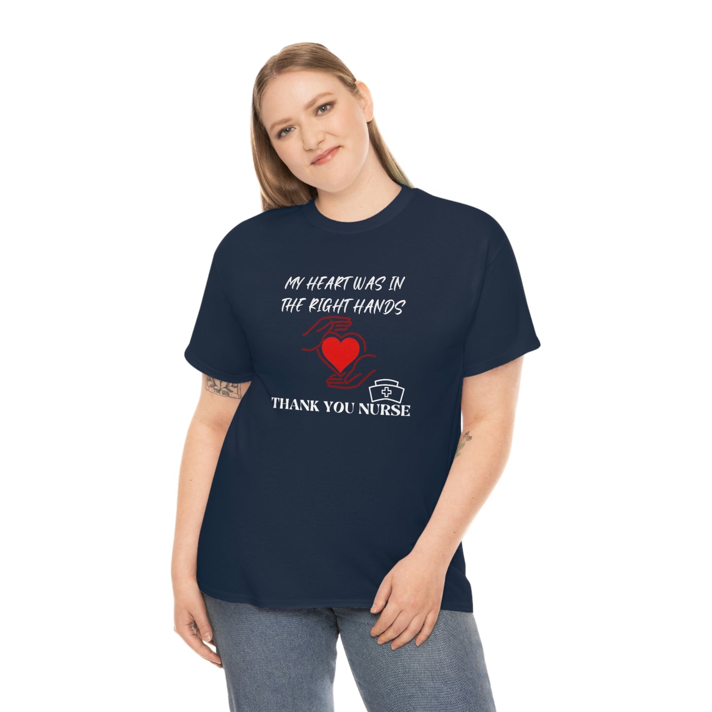 Medical, CVICU, EKG, Unisex Heavy Cotton Tee