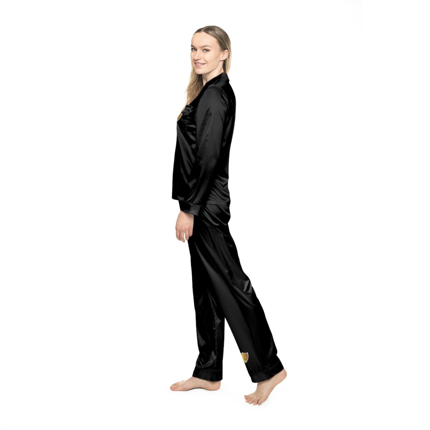 Women's Satin Pajamas (AOP)