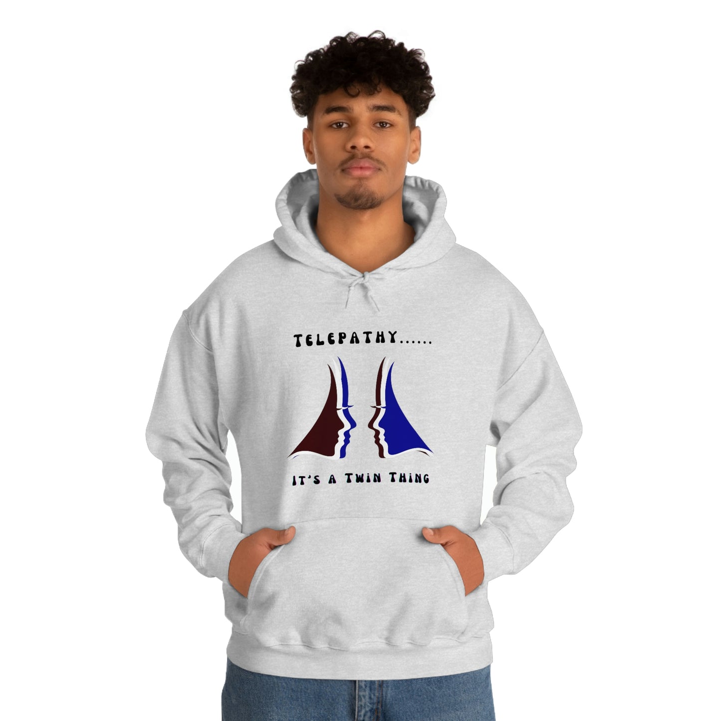 Twin, Unisex Heavy Blend™ Hooded Sweatshirt