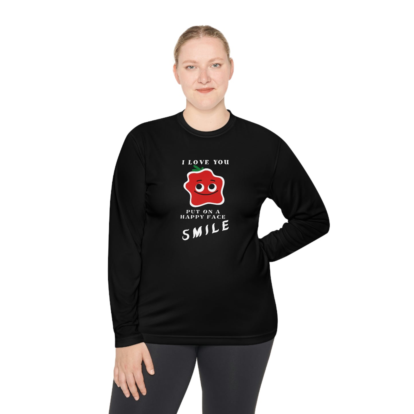 Smile Unisex Lightweight Long Sleeve Tee