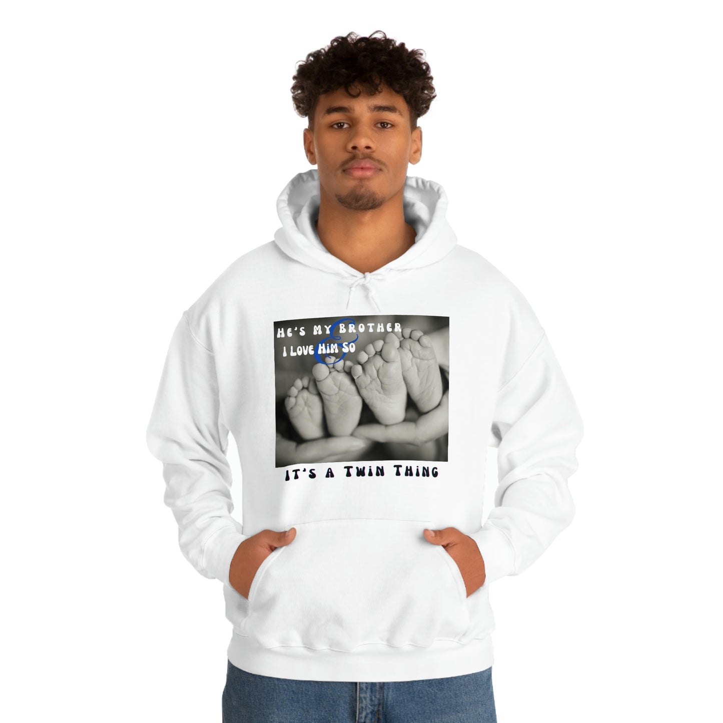 Twin, Unisex Heavy Blend™ Hooded Sweatshirt