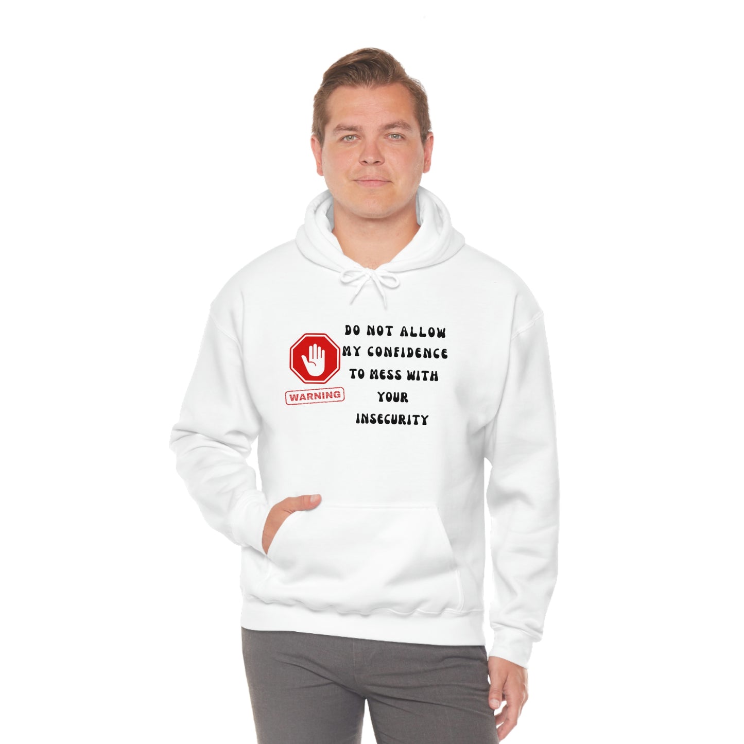 Warning, Unisex Heavy Blend™ Hooded Sweatshirt