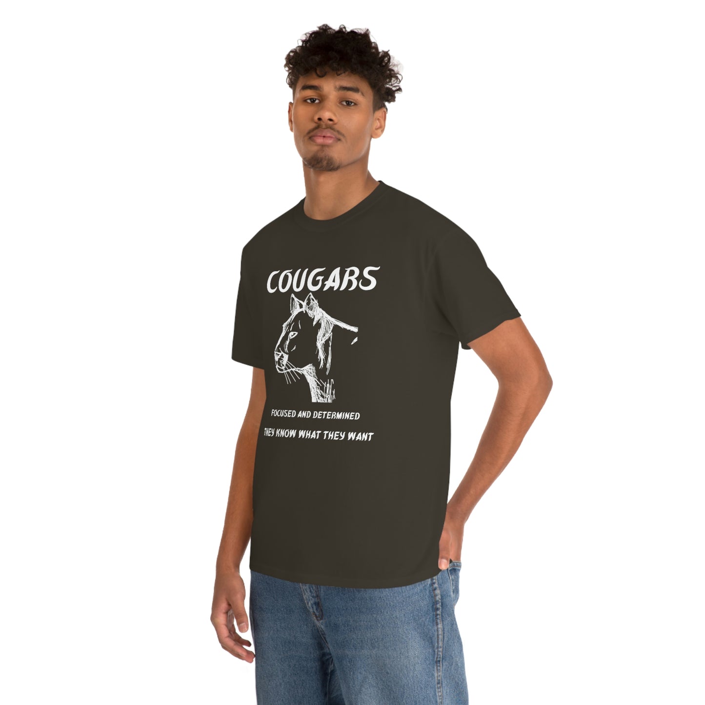 Cougars Unisex Heavy Cotton Tee