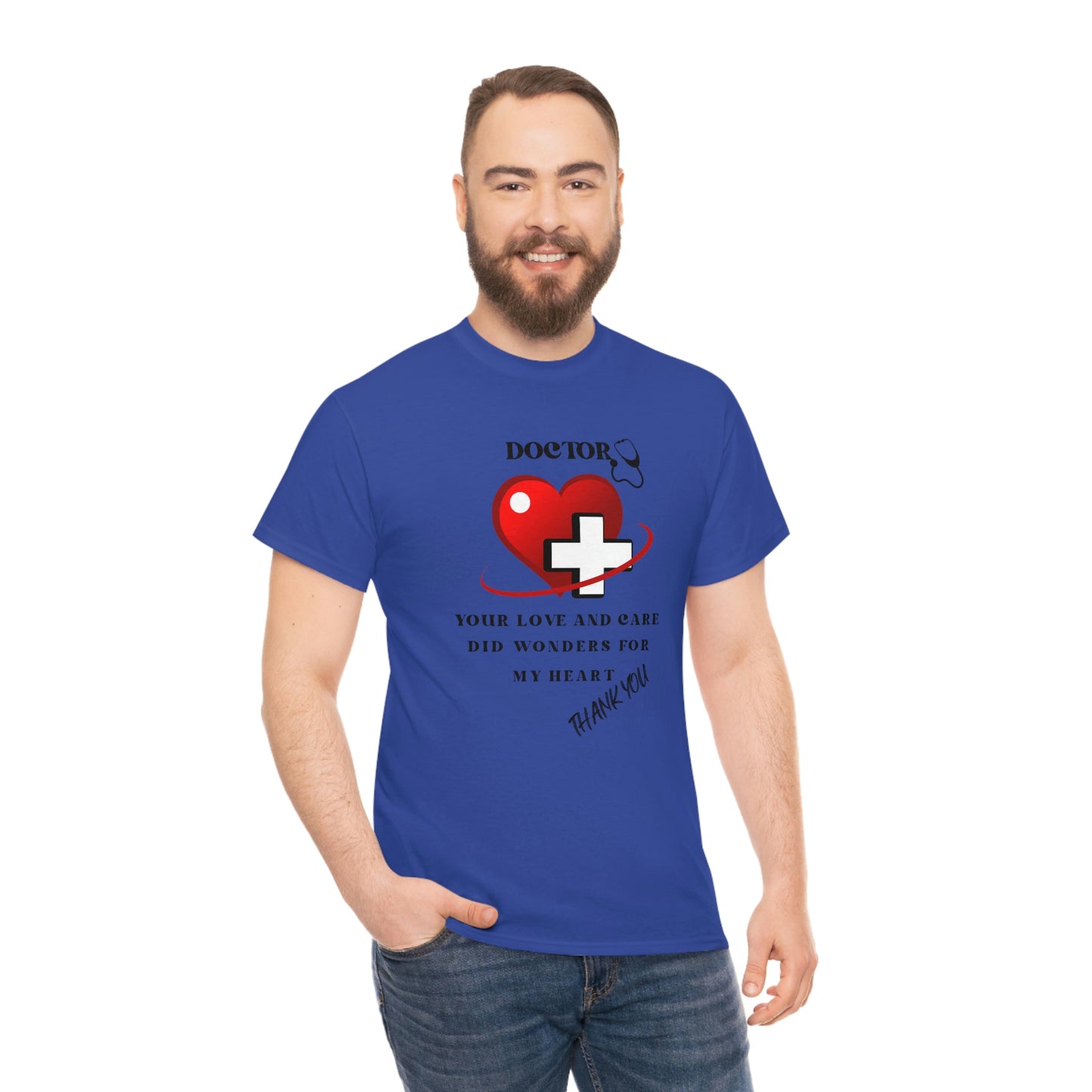 Medical, CVICU, EKG, Unisex Heavy Cotton Tee