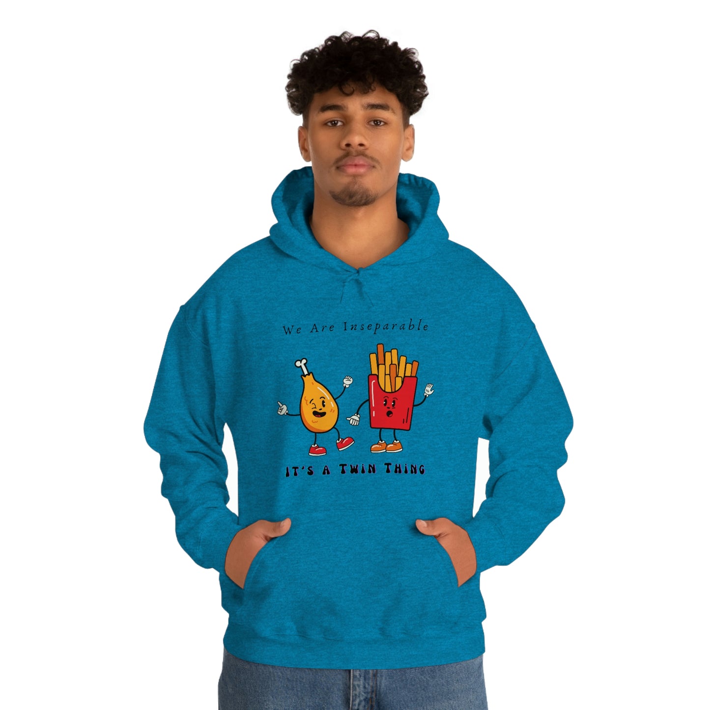 Twin, Unisex Heavy Blend™ Hooded Sweatshirt