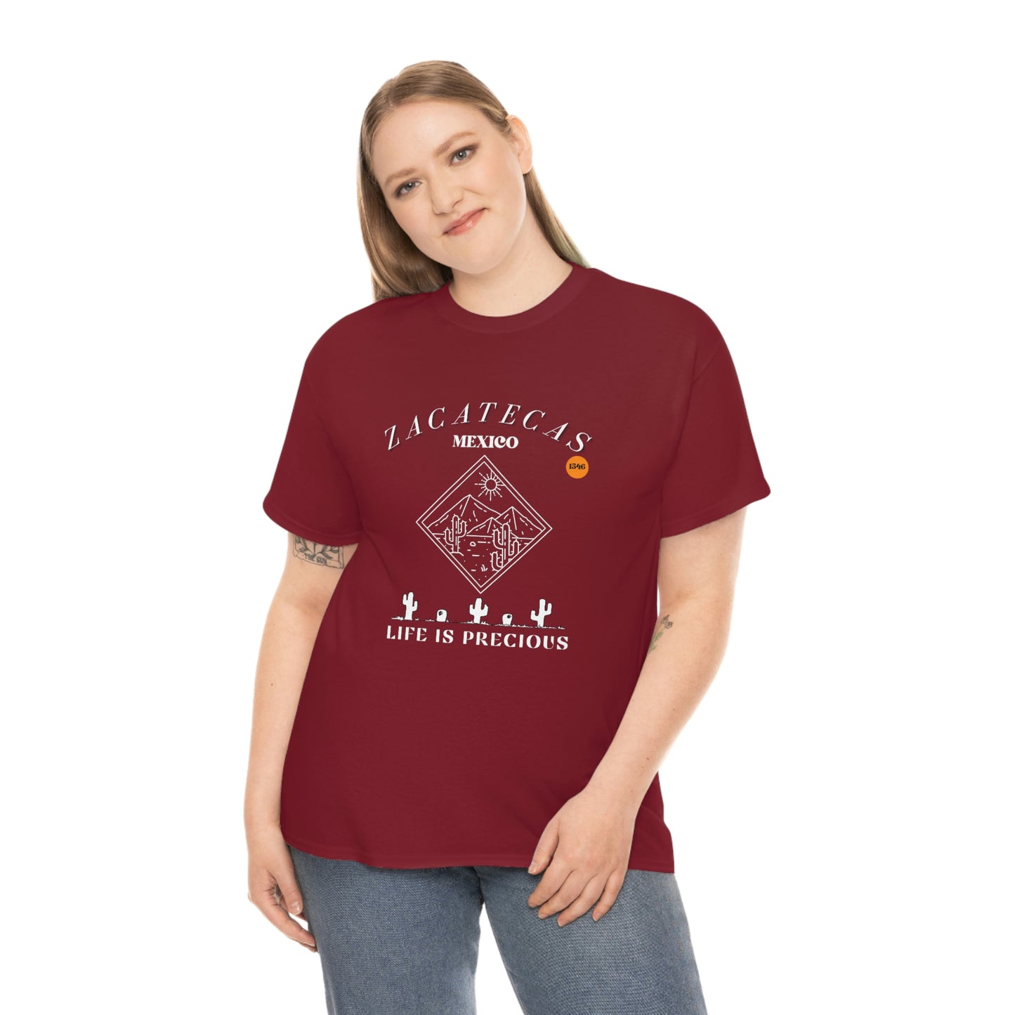 Zacatecas Unisex Heavy Cotton Tee