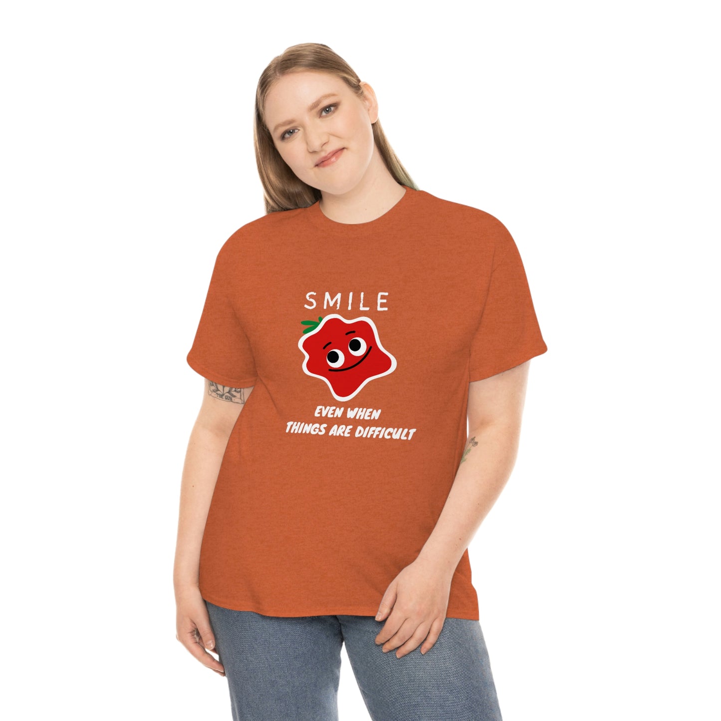 Smile Unisex Heavy Cotton Tee