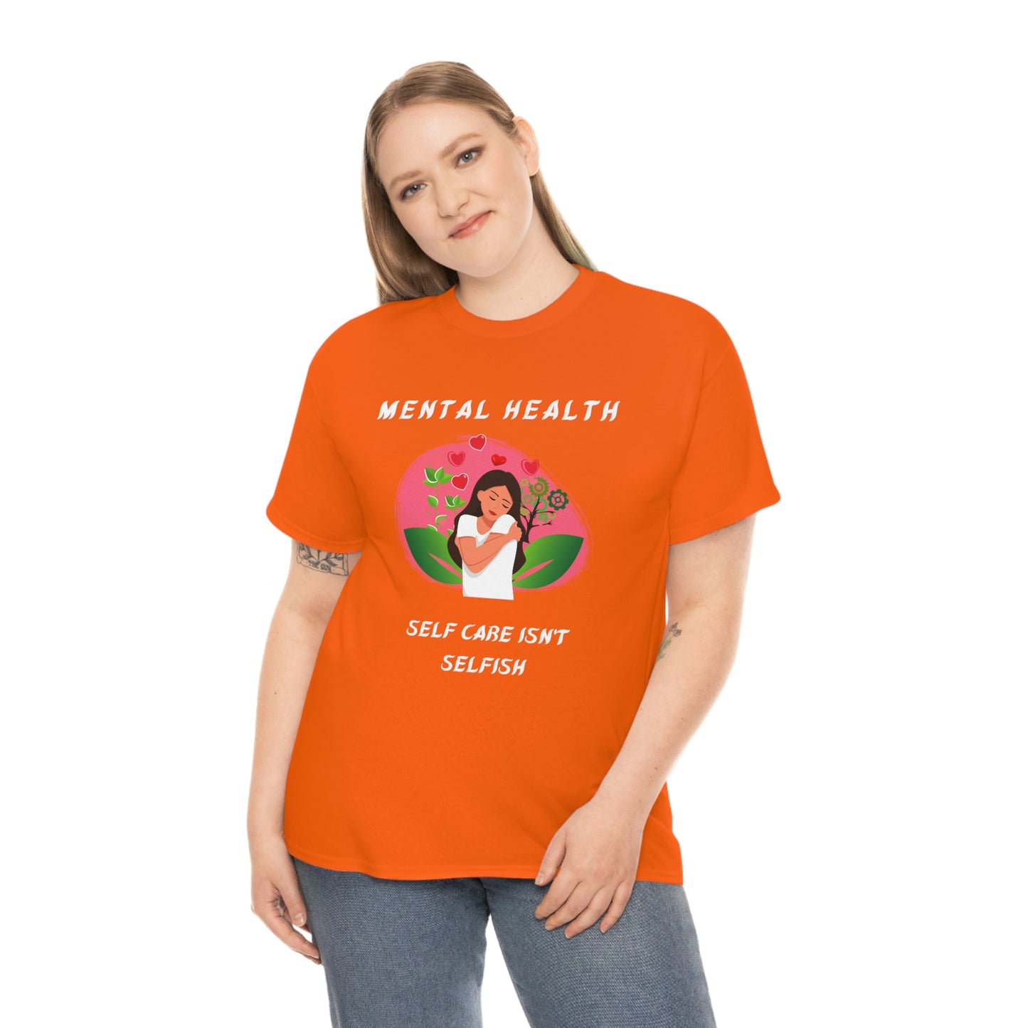 Mental Health Unisex Heavy Cotton Tee