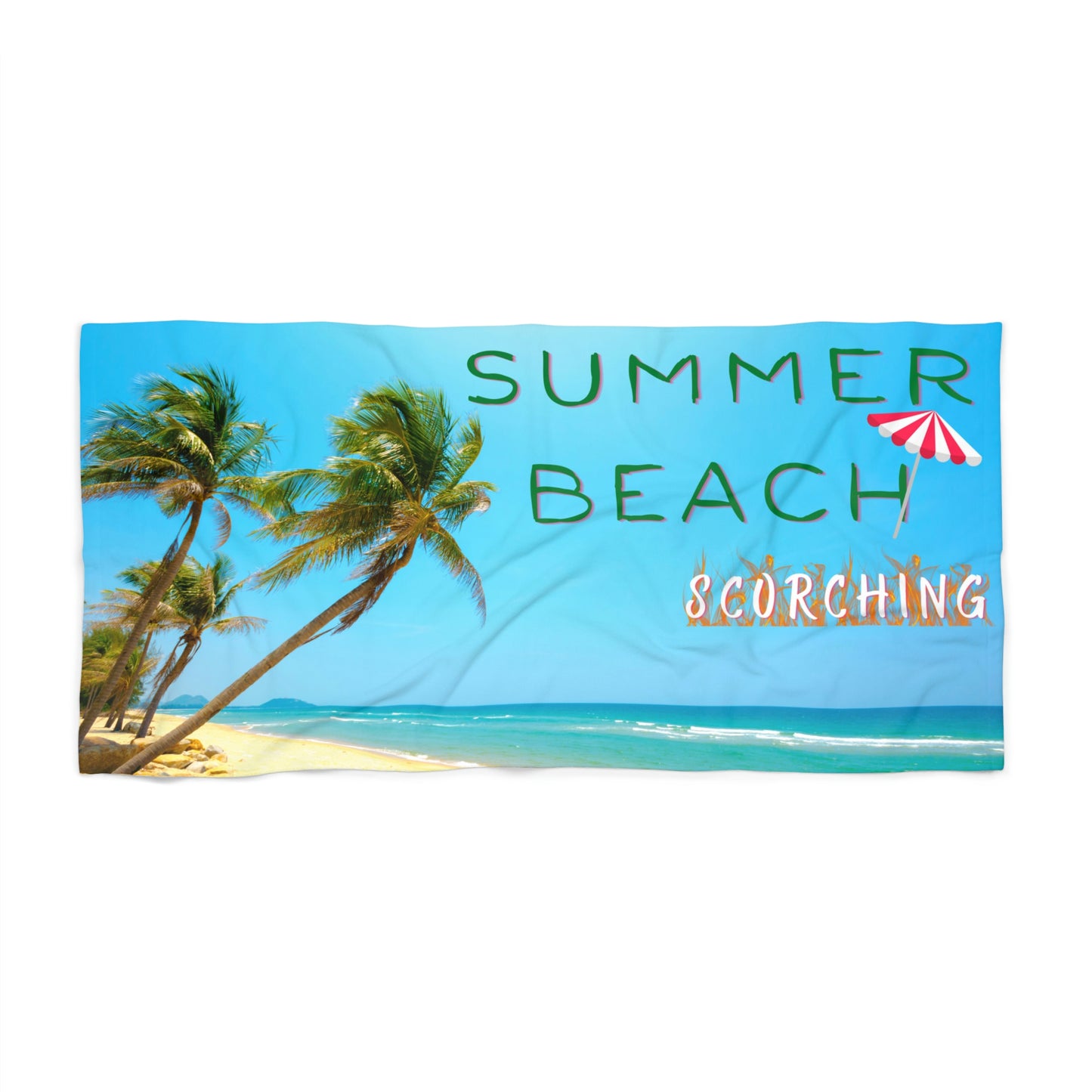 Summer Beach Beach Towel