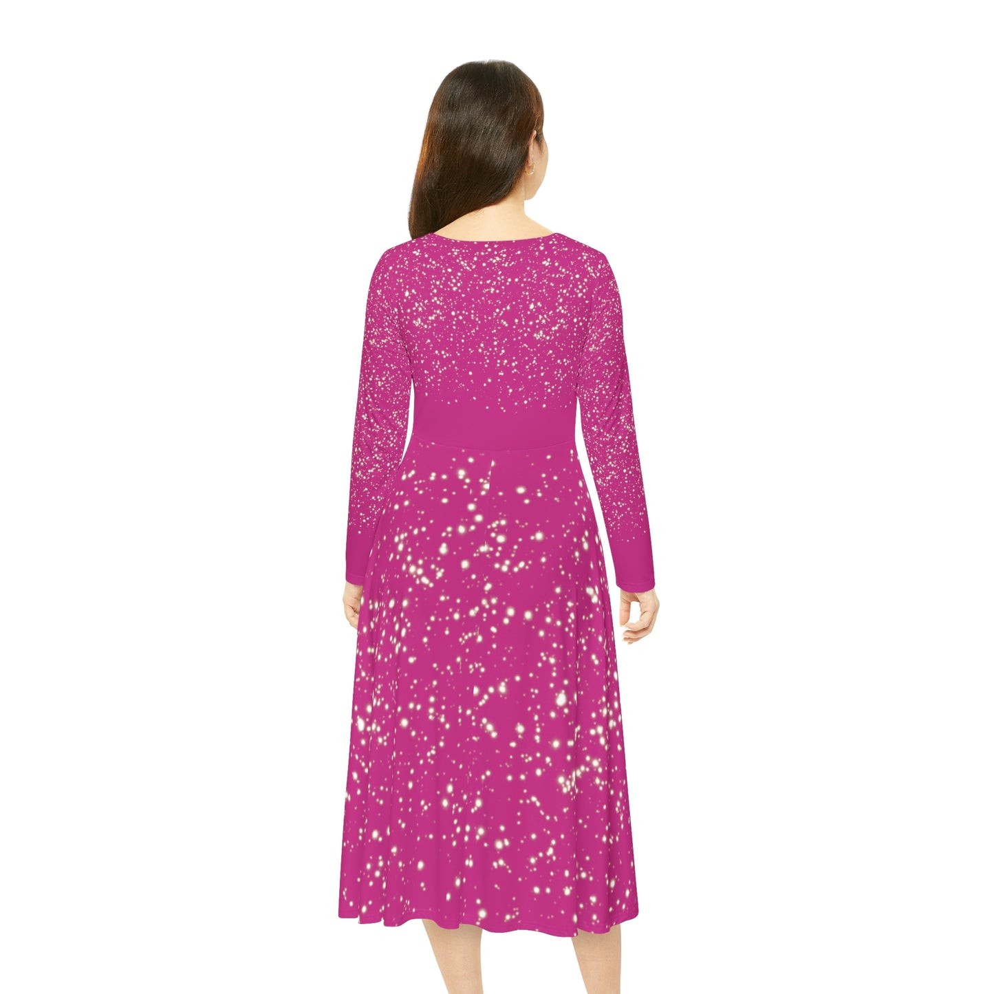 Women's Long Sleeve Dance Dress