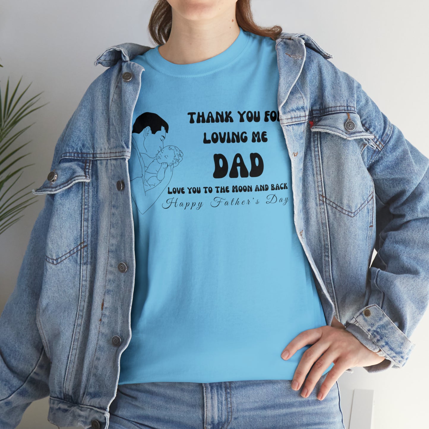 Exotic Print Father's Day Unisex Heavy Cotton Tee