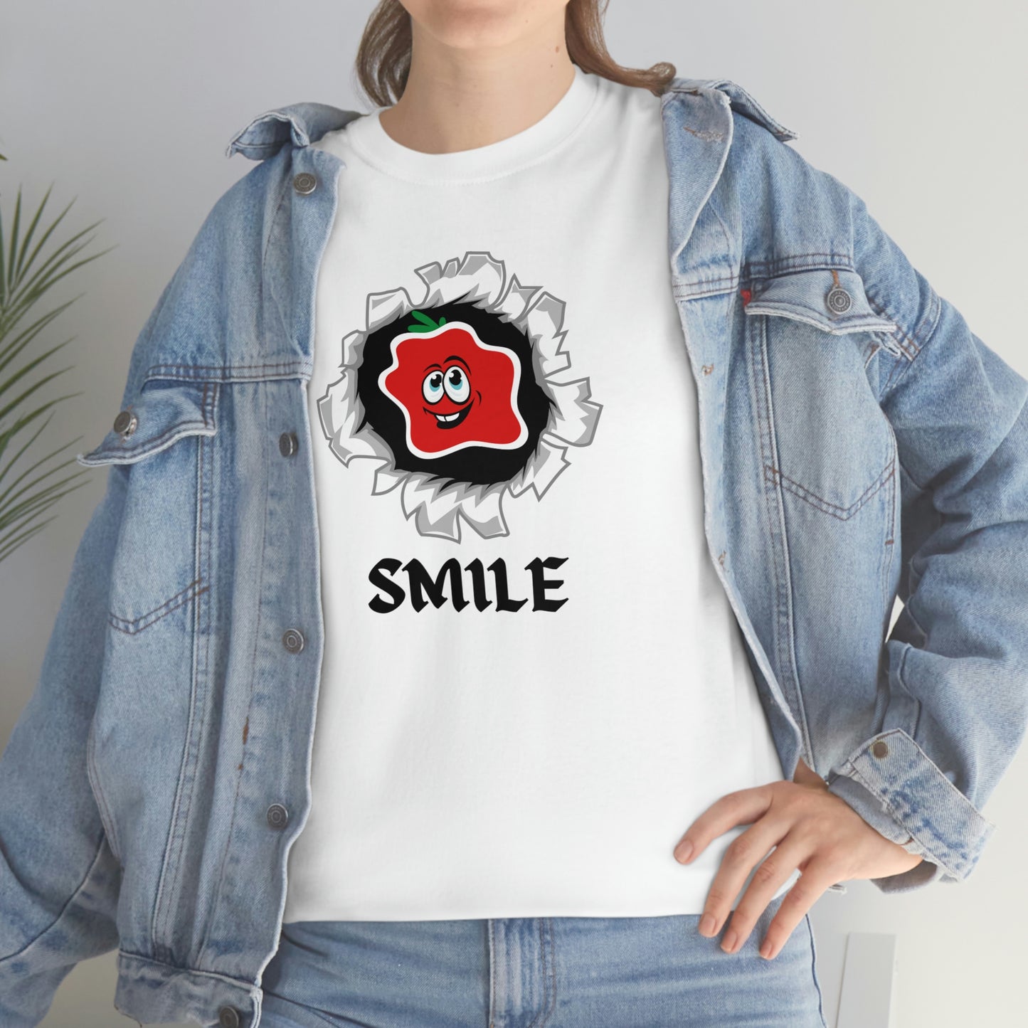 Smile Unisex Heavy Cotton Tee