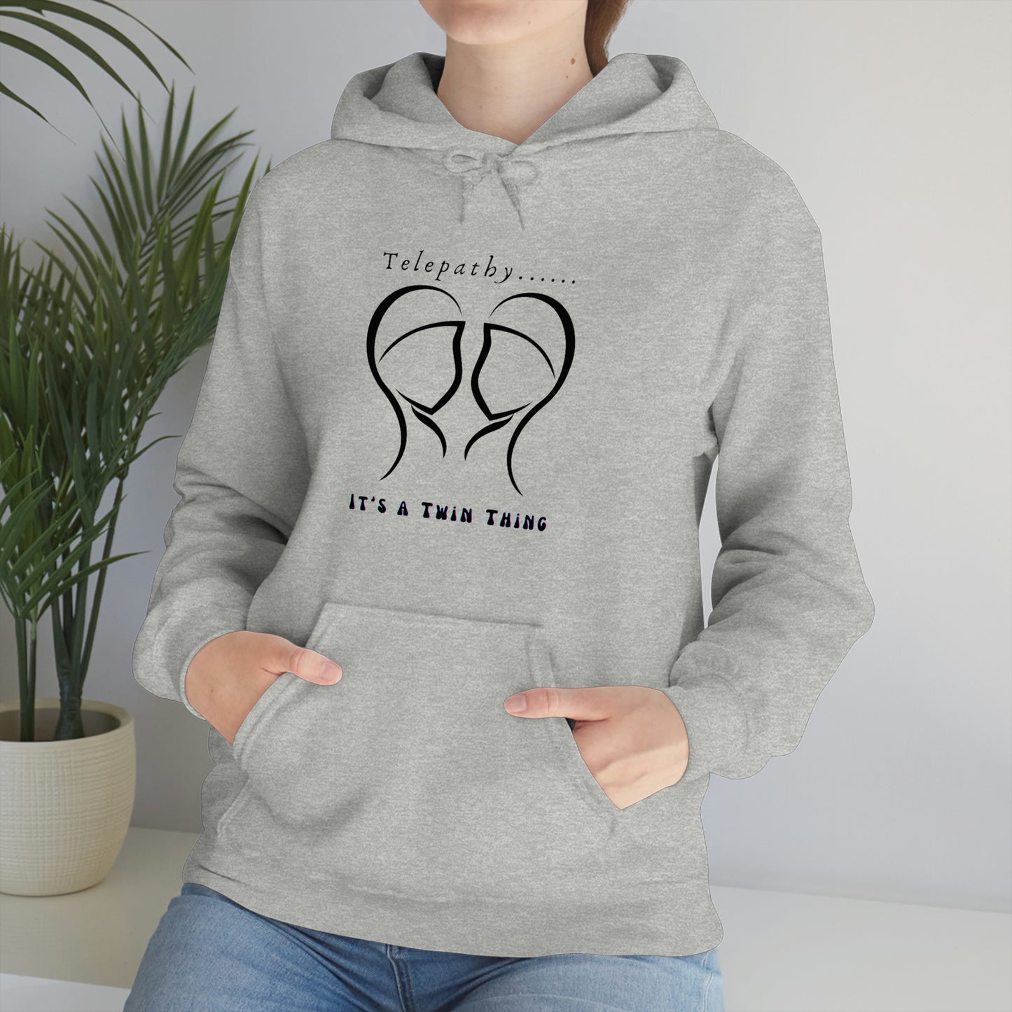 Twin, Unisex Heavy Blend™ Hooded Sweatshirt