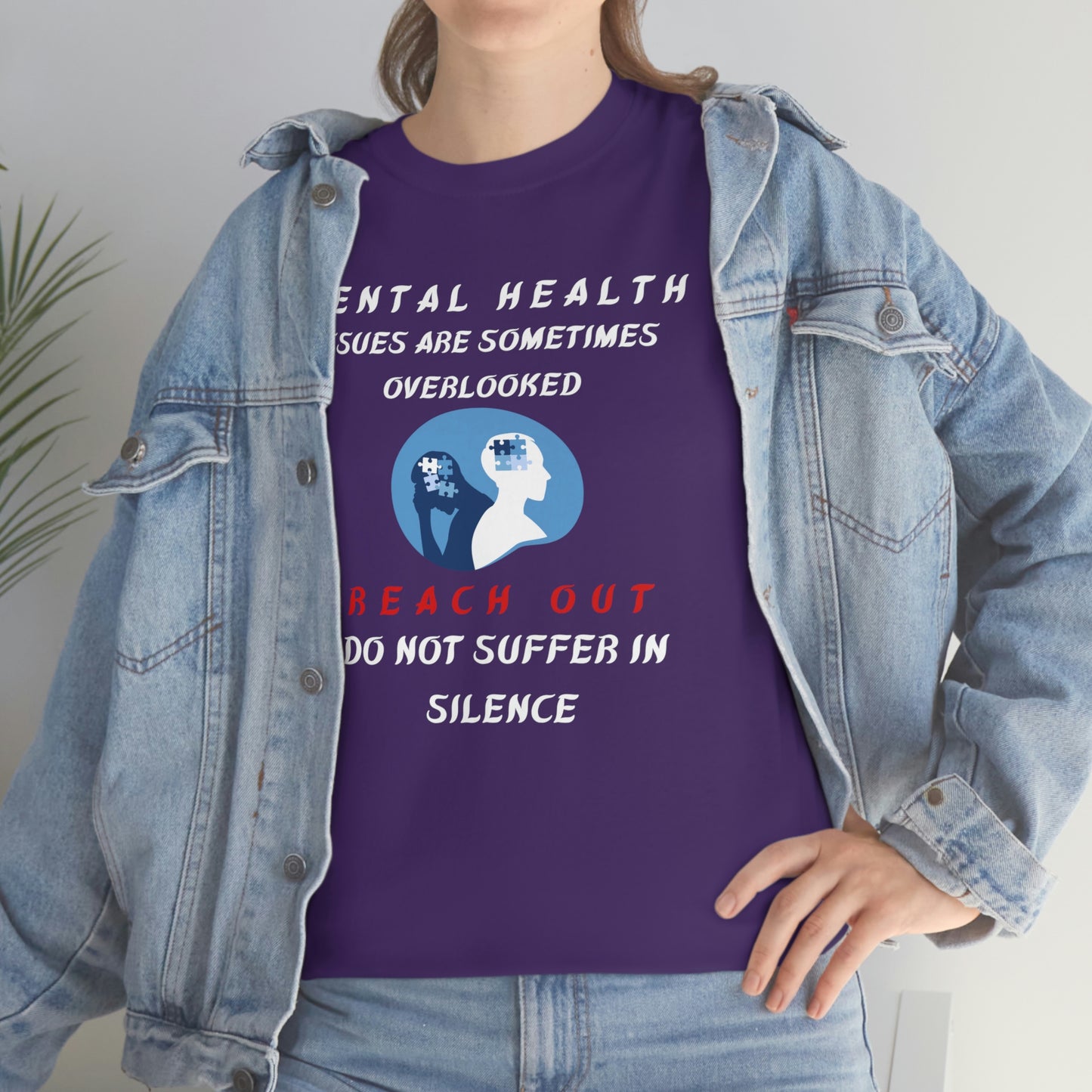 Mental Health Unisex Heavy Cotton Tee