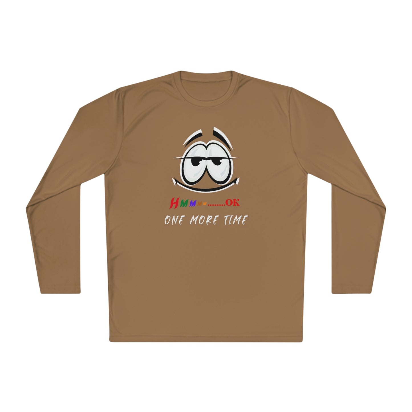 Hmmm, Unisex Lightweight Long Sleeve Tee