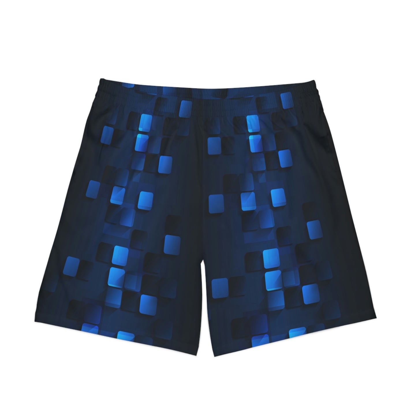 Exotic Print Men's Elastic Beach Shorts (AOP)