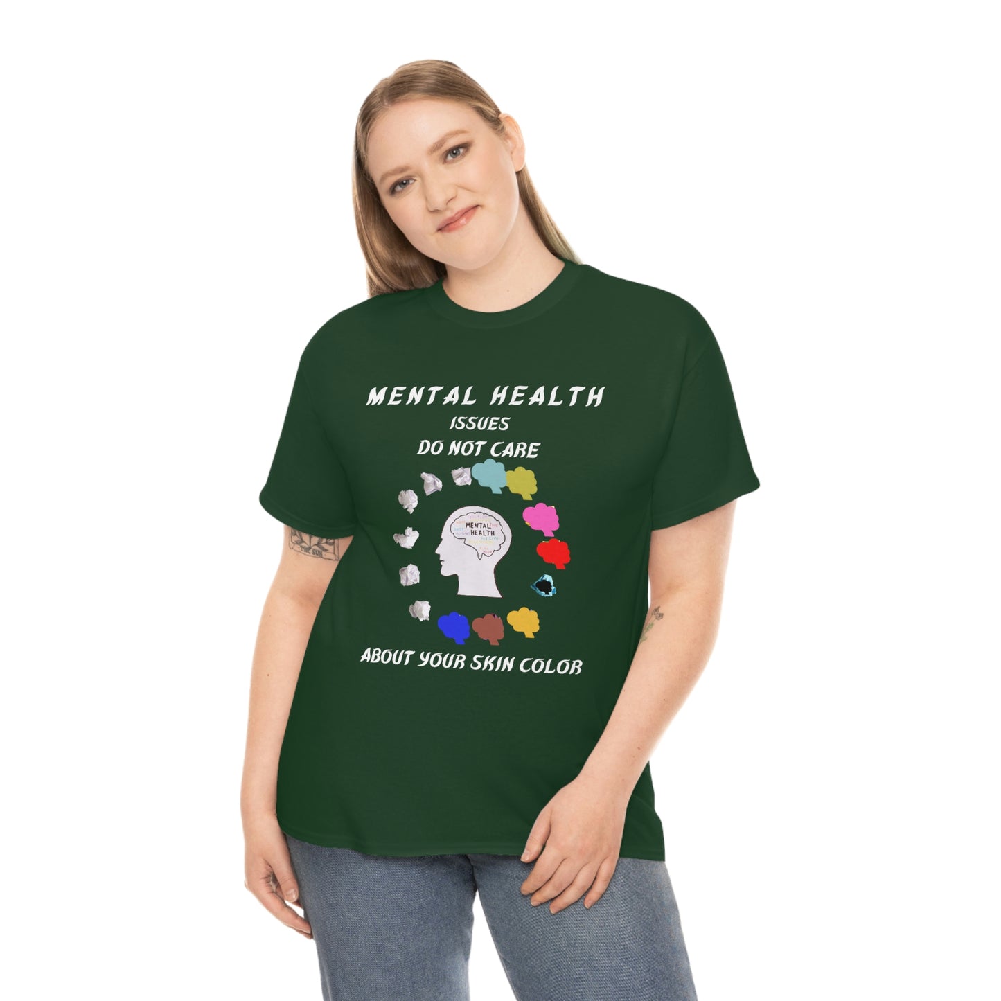 Mental Health Unisex Heavy Cotton Tee