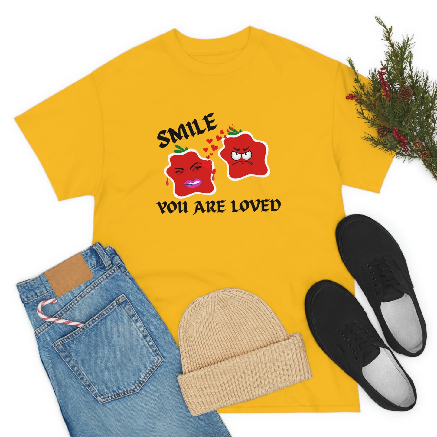 Smile Unisex Heavy Cotton Tee