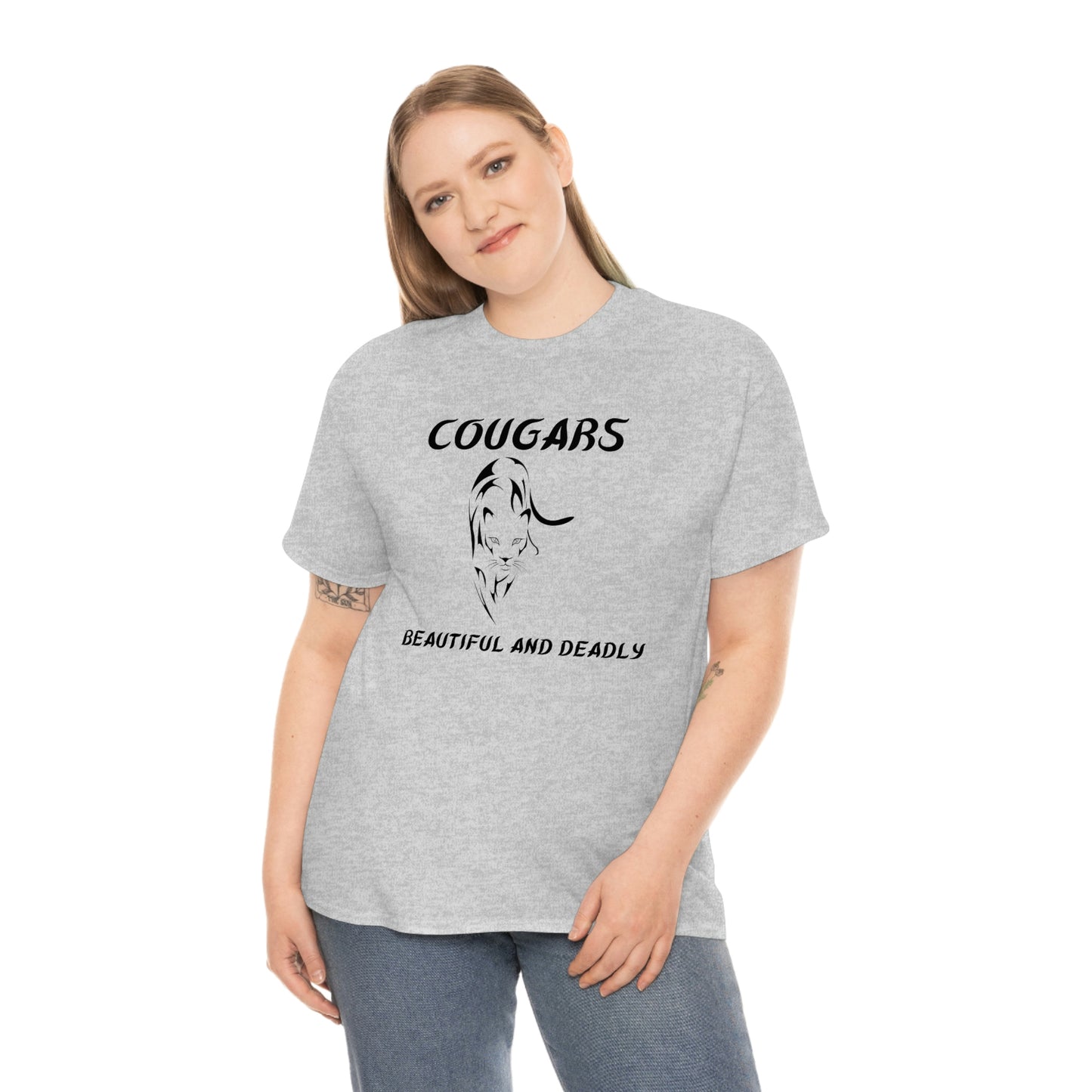 Cougars Unisex Heavy Cotton Tee