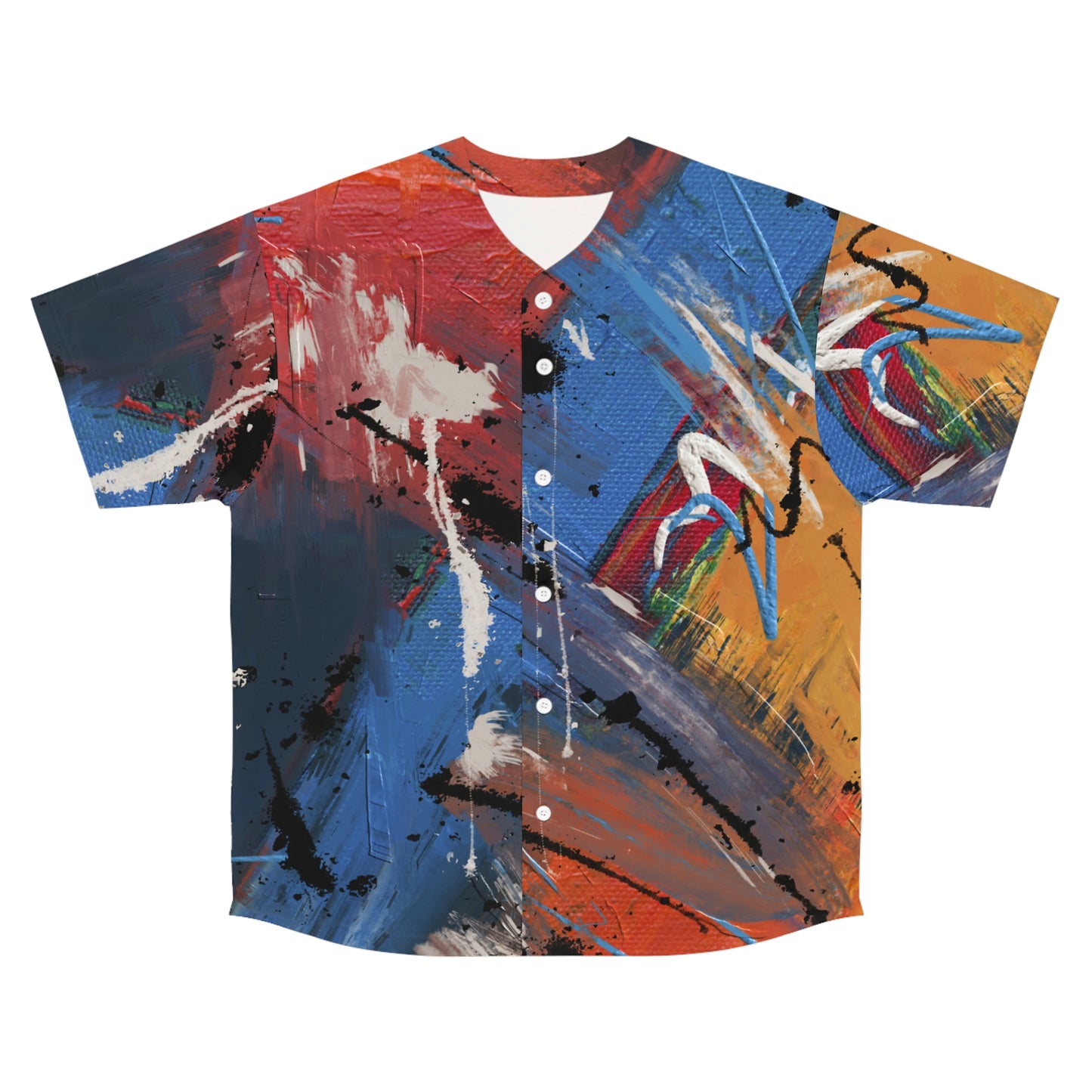 Exotic Print Baseball Jersey