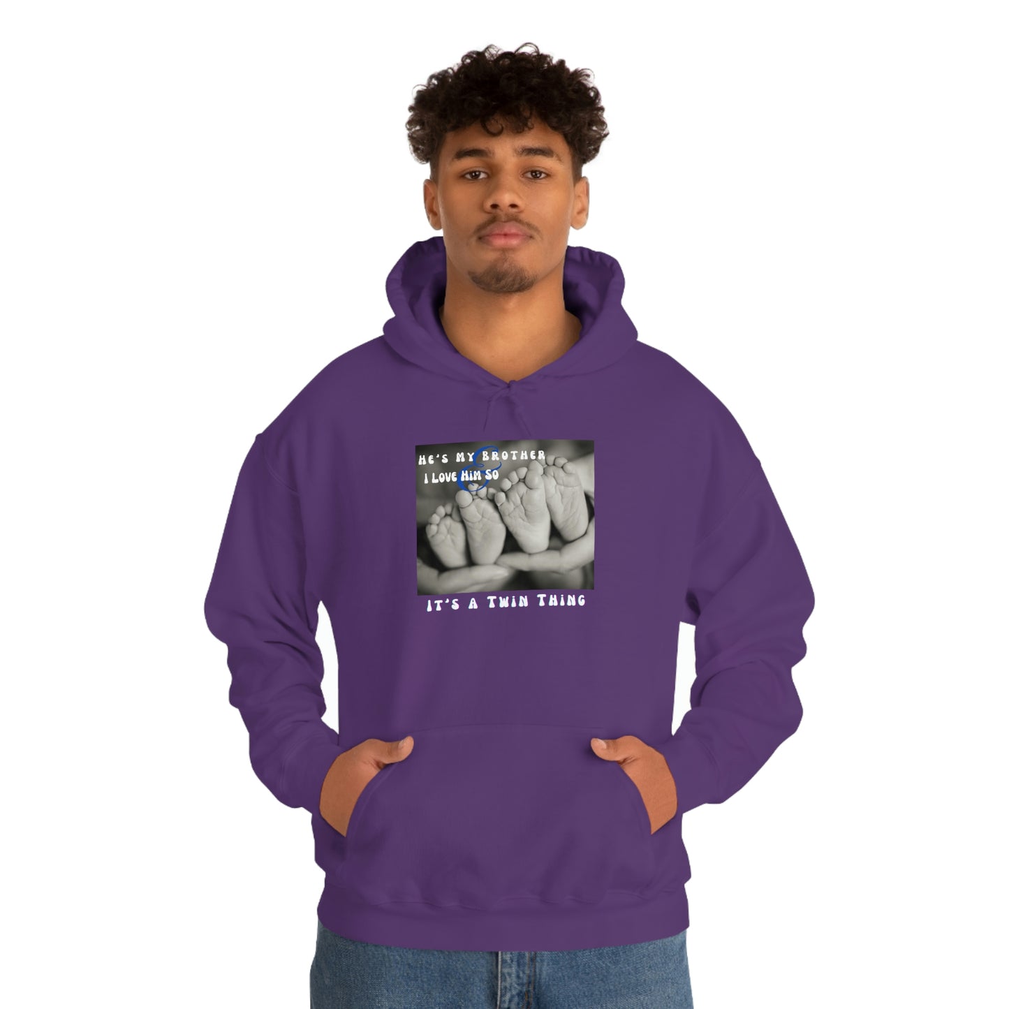 Twin, Unisex Heavy Blend™ Hooded Sweatshirt